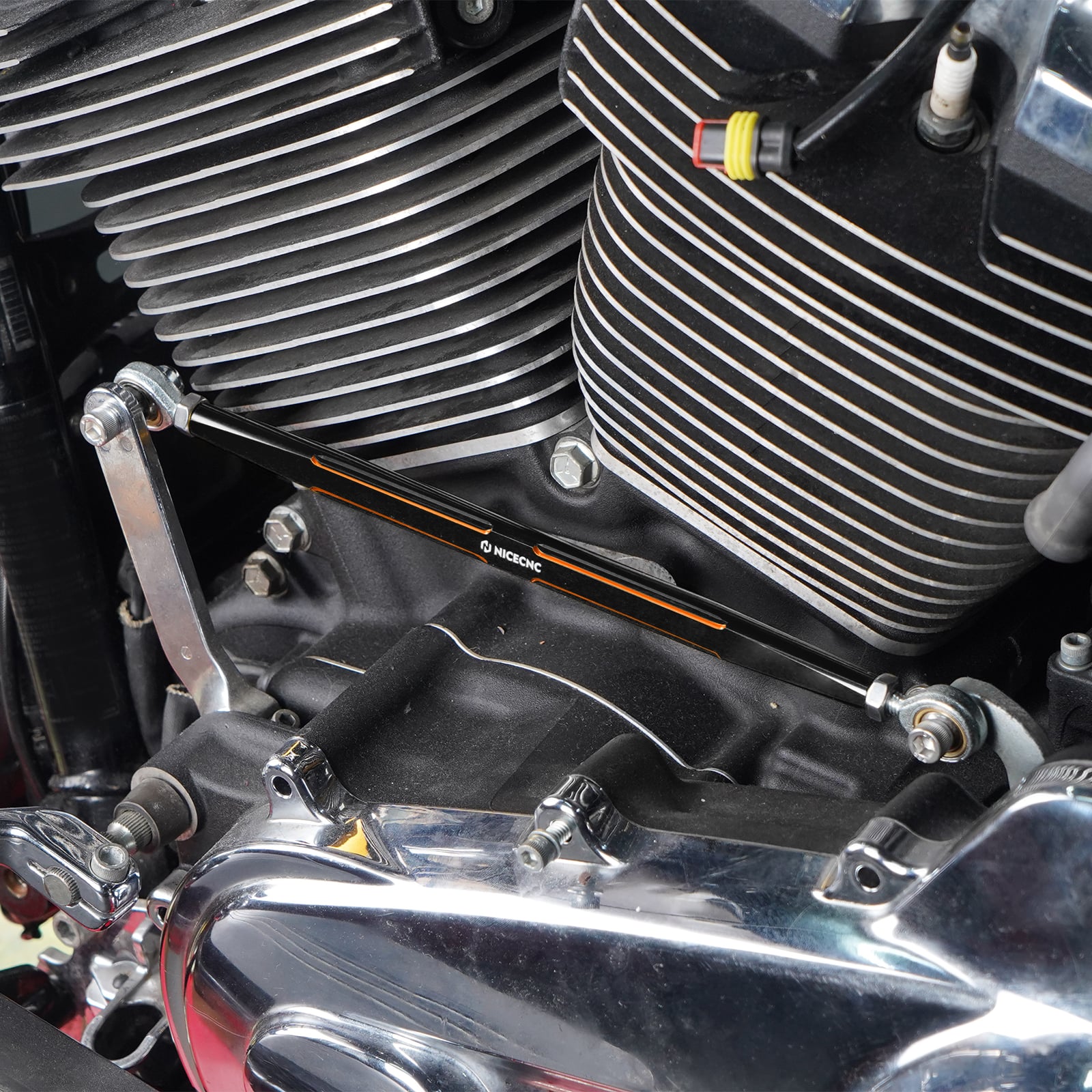 Transmission Inner Shifter Lever Arm Linkage Rod Kit For Harley Road King Electra Street Glide