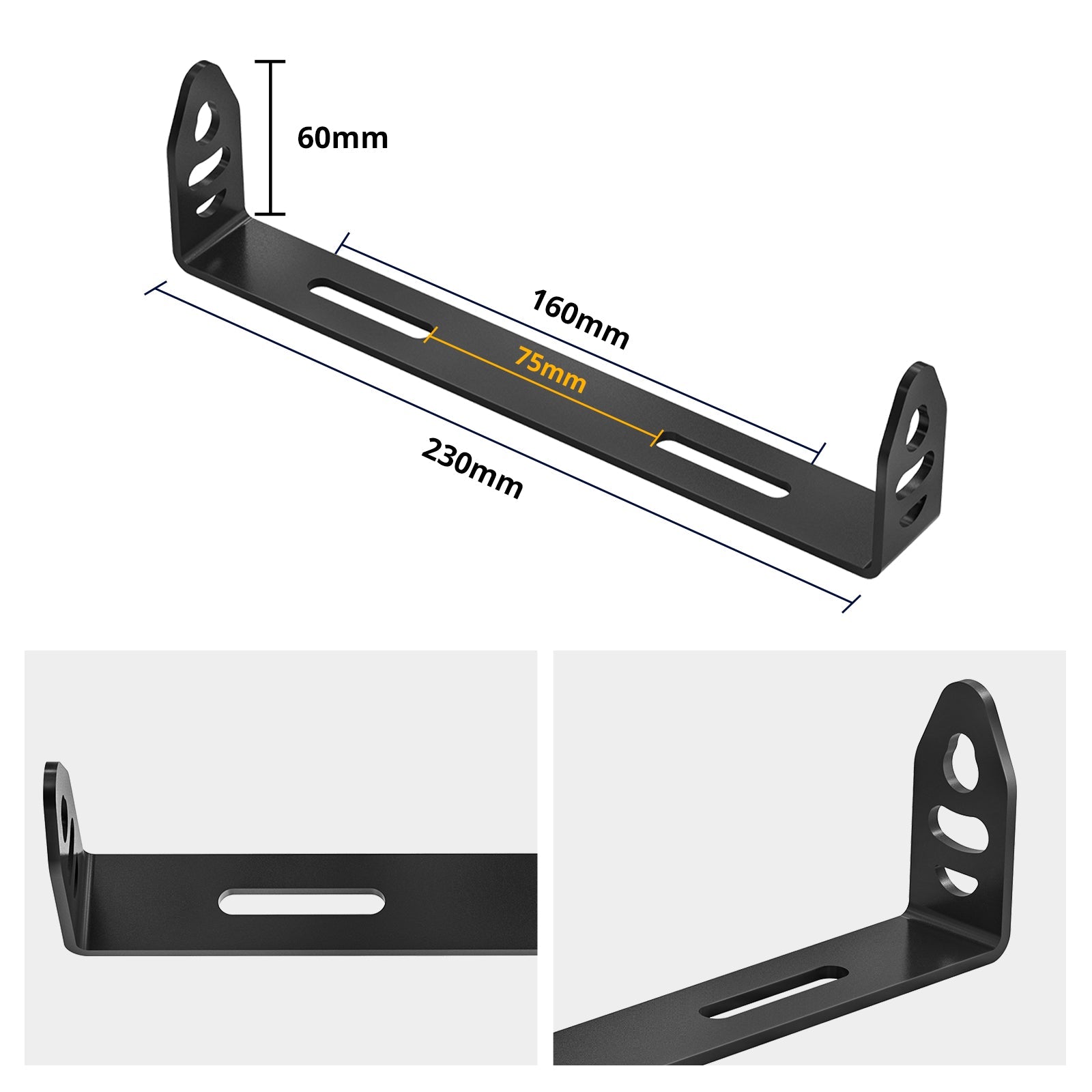 Turn Signal License Plate Relocation Kit For Harley Road King Electra Street Glide