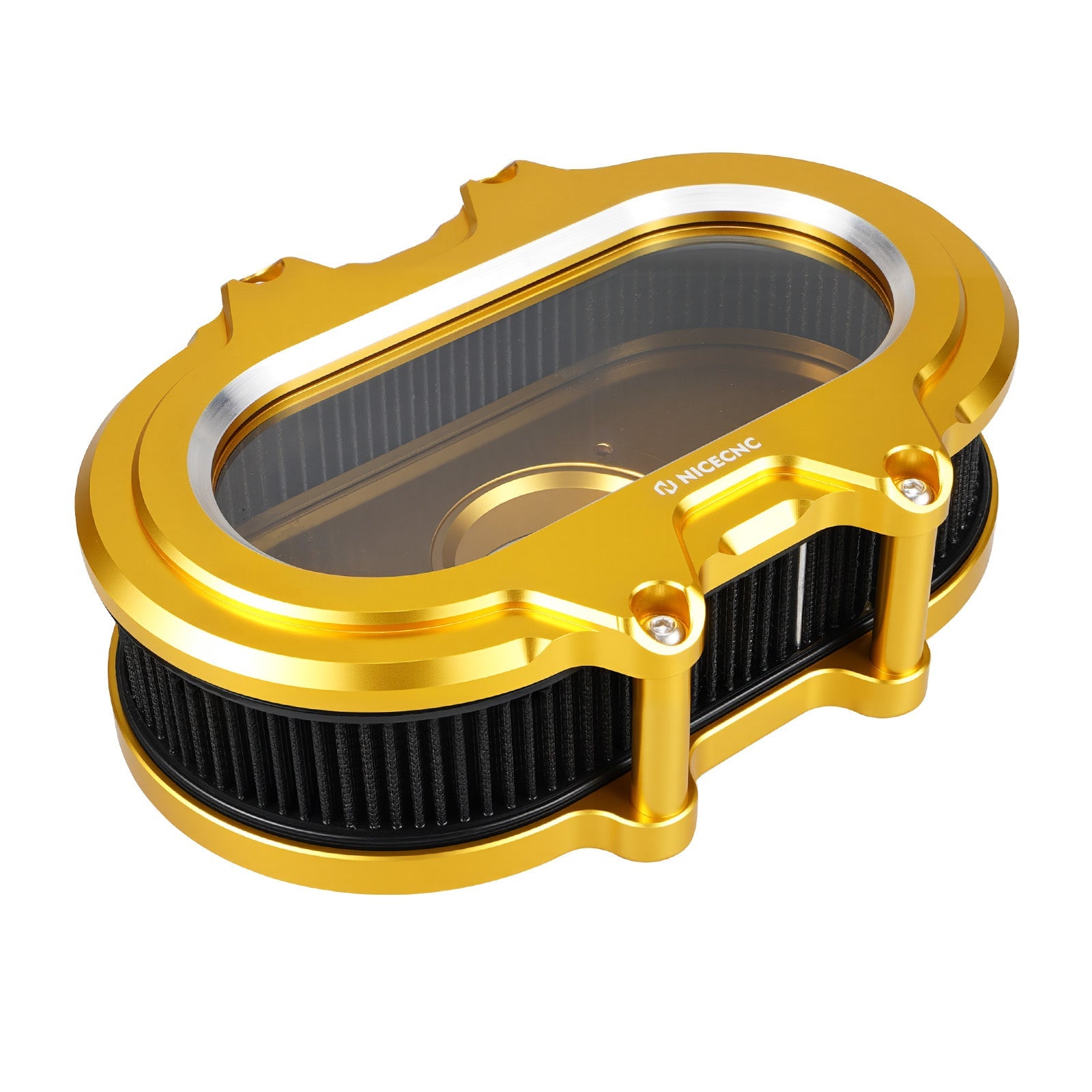 M8 Full Clear Air Cleaner Kit For Harley Softail Fat Boy Street Bob Low Rider Heritage Classic