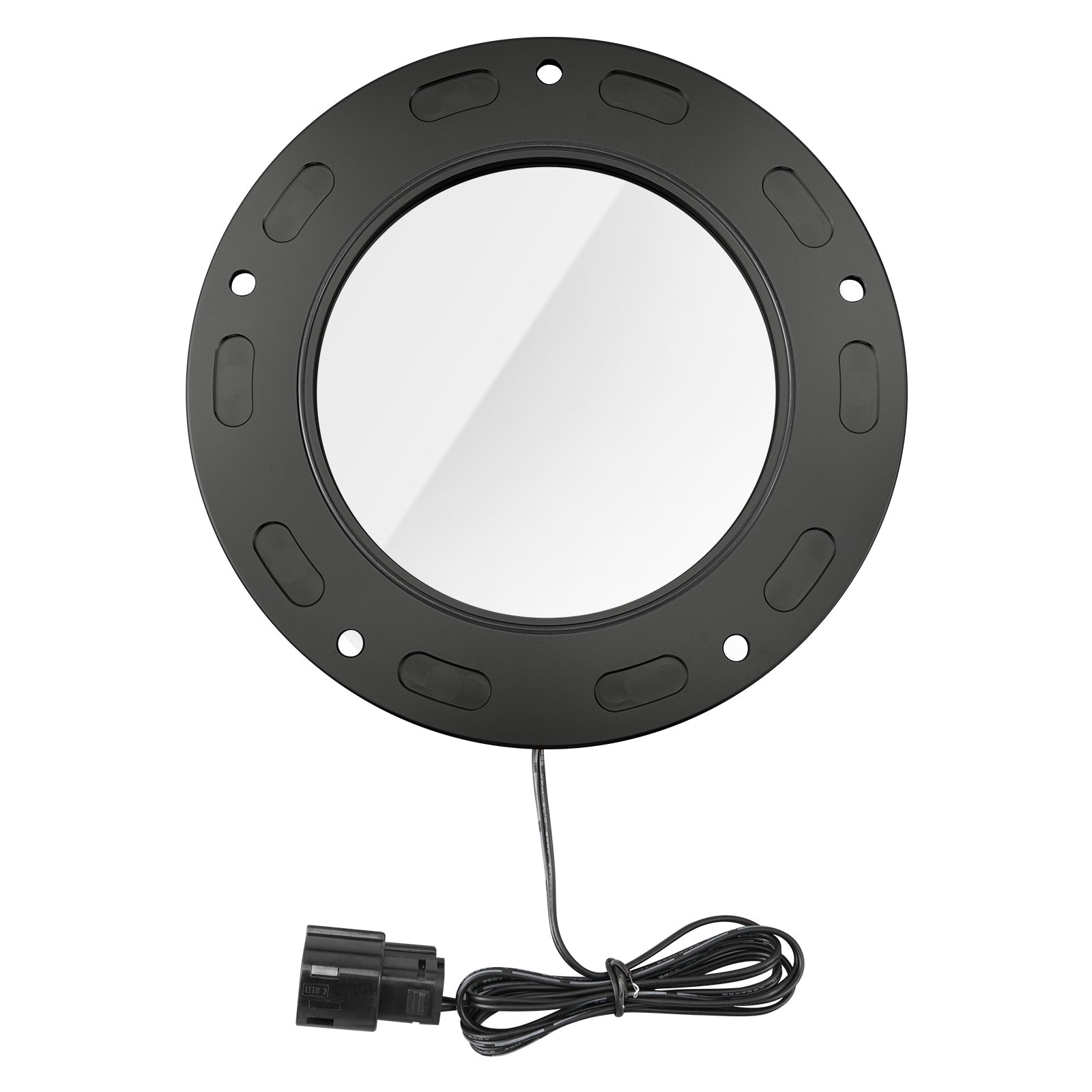 M8 LED Clear Derby Clutch Cover For Harley Road King Street Glide Ultra Limited Freewheeler