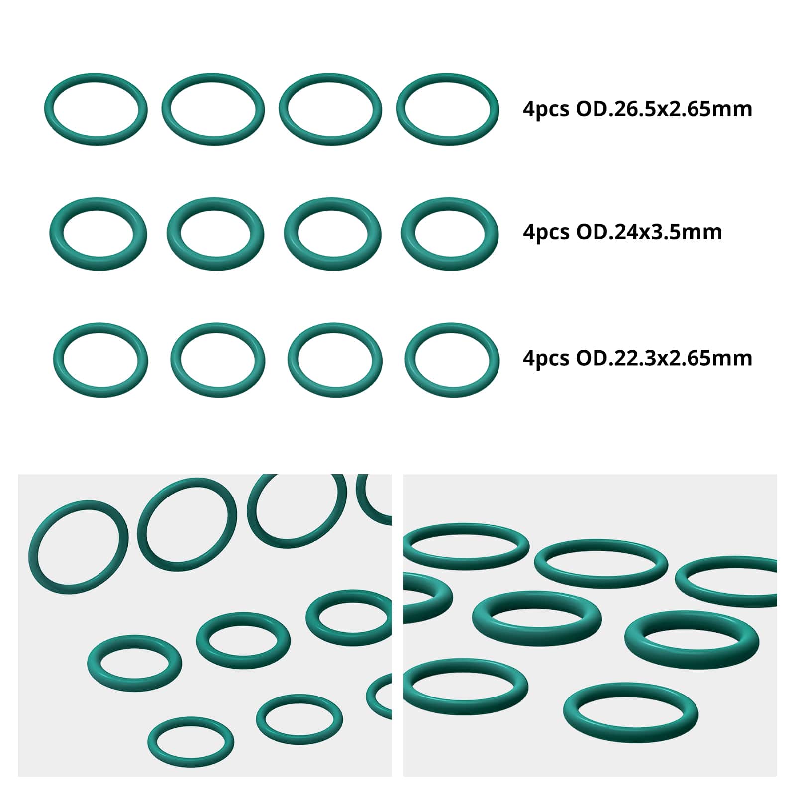 Pushrod Tube O-rings Sealing Kit For Harley Road King Electra Street Glide Ultra Limited
