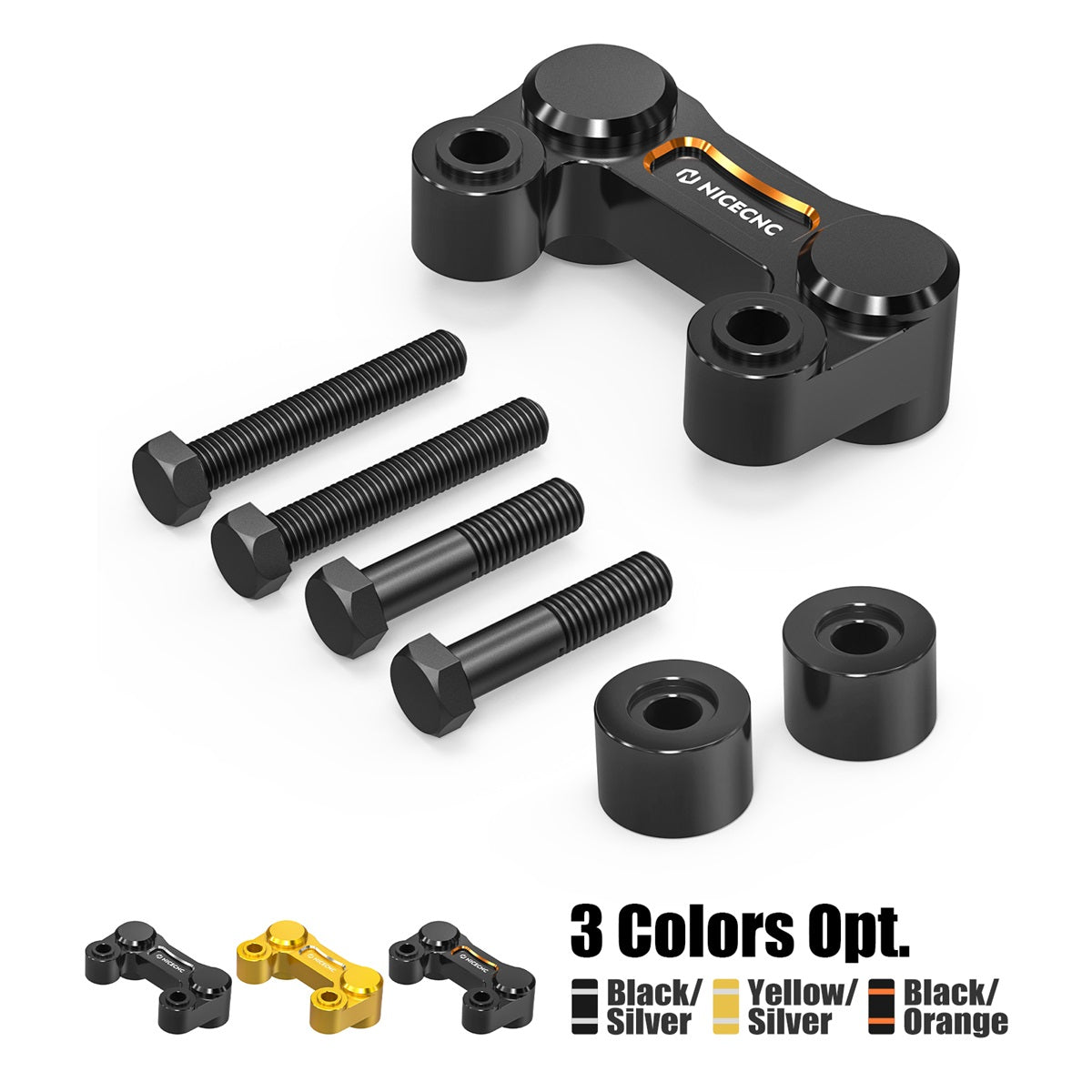Handlebar Riser Pull Back Plate Relocation Bracket For Harley Softail Street Bob Low Rider S