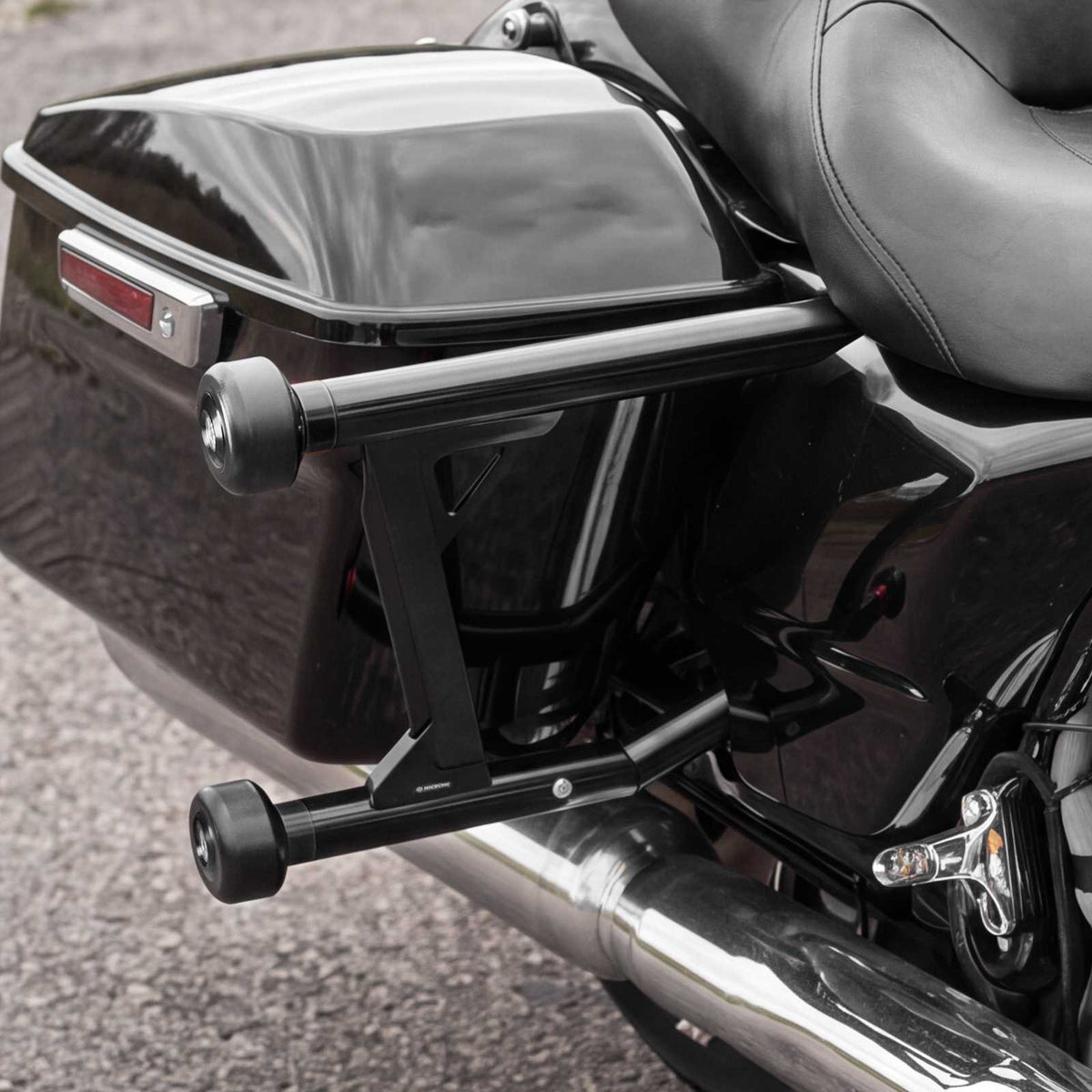 Replaceable Slider Saddlebag Crash Bar Guard for Harley Road Glide Street Glide Road King 2009-2025