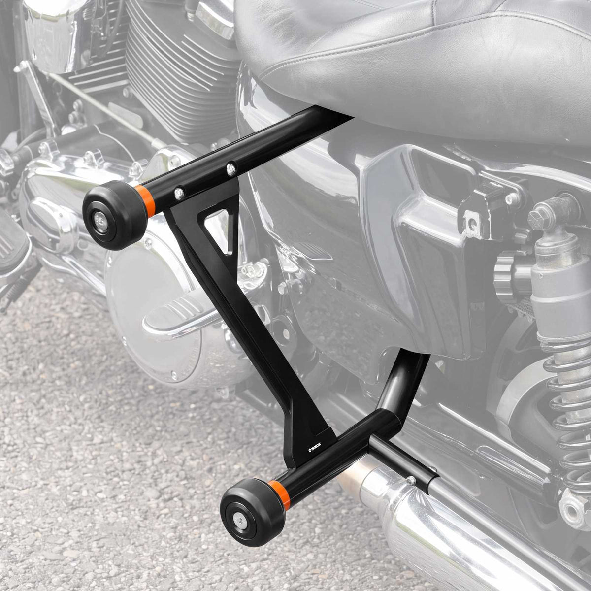 Replaceable Slider Saddlebag Crash Bar Guard for Harley Road Glide Street Glide Road King 2009-2025