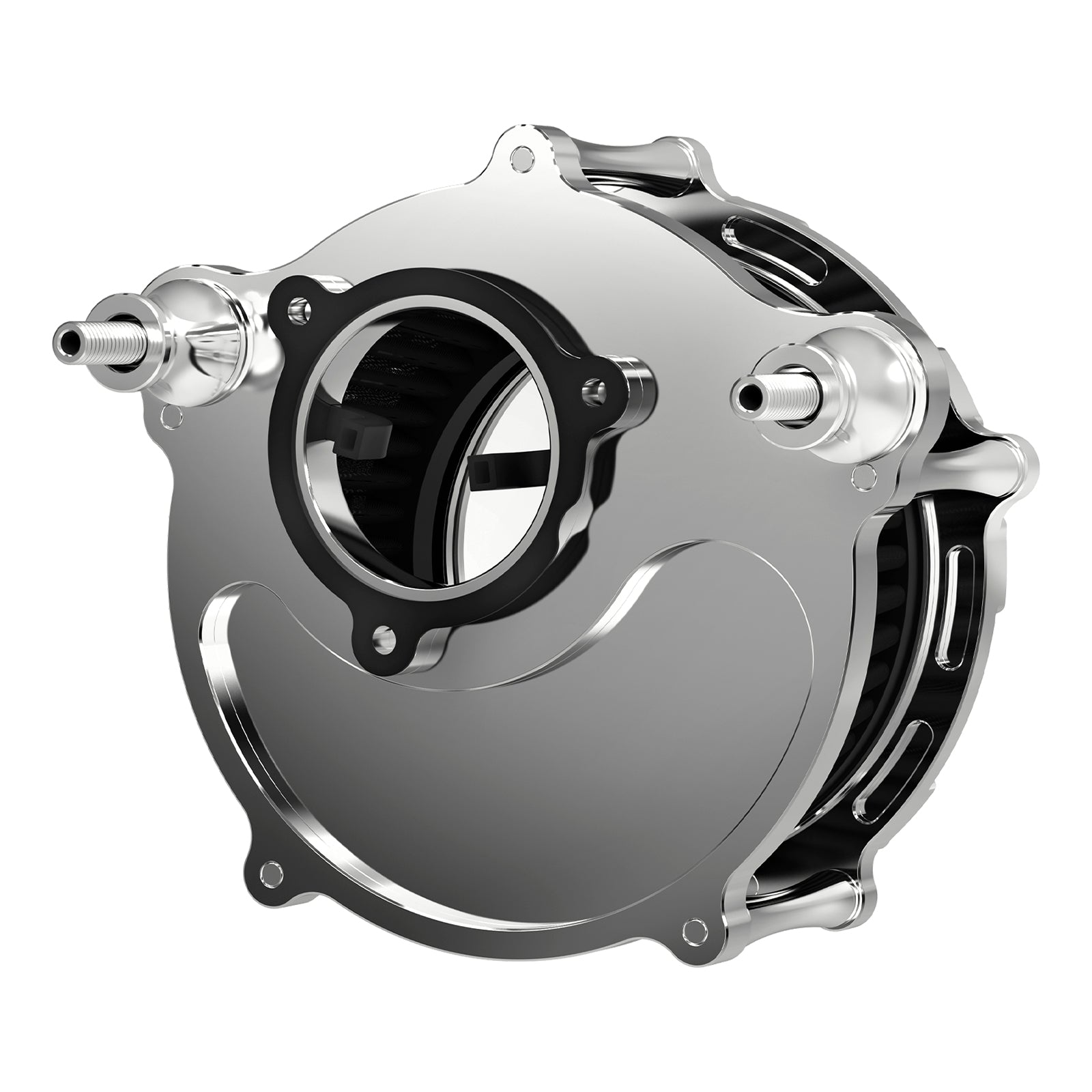 Chrome M8 LED Air Filter Intake Cleaner Kit For Harley Road King CVO Street Road Glide