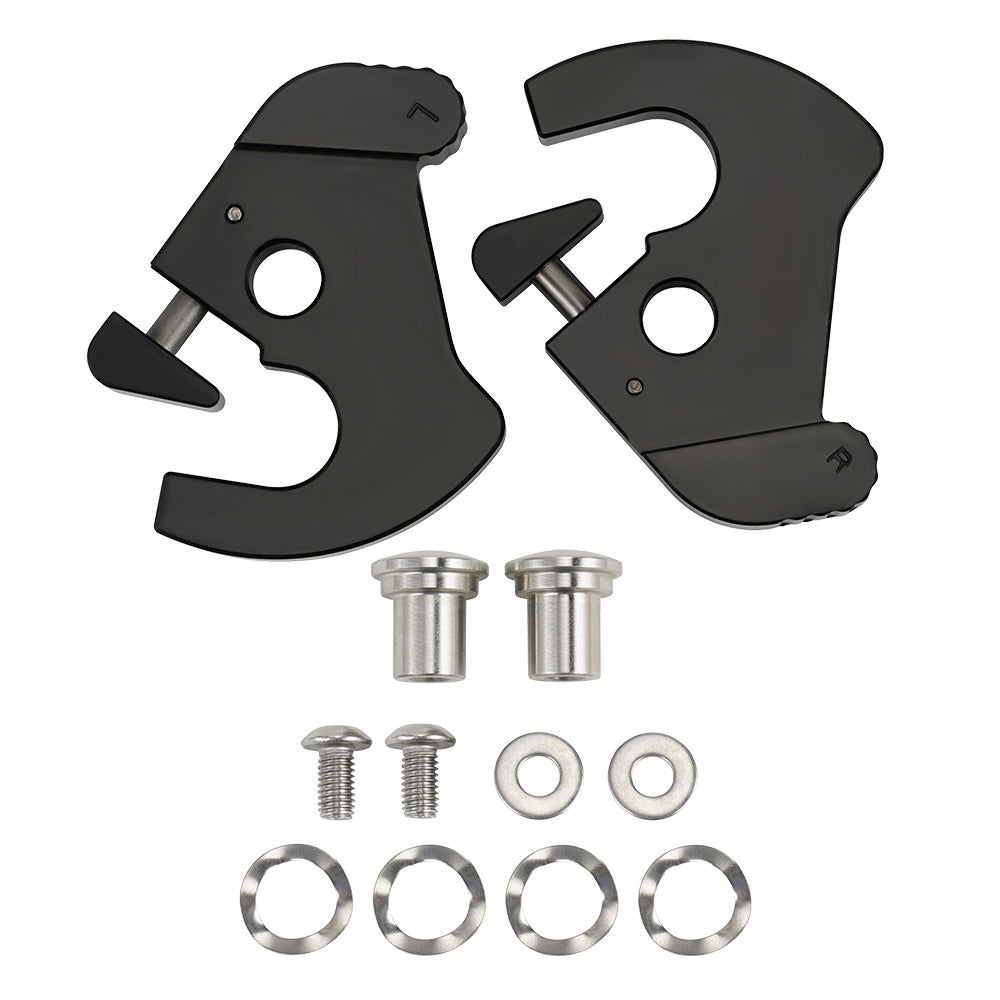 Sissy Bar Uprights Racks Rotory Latches Kit For Harley Sportster 1200 48 Iron 883 XL883N