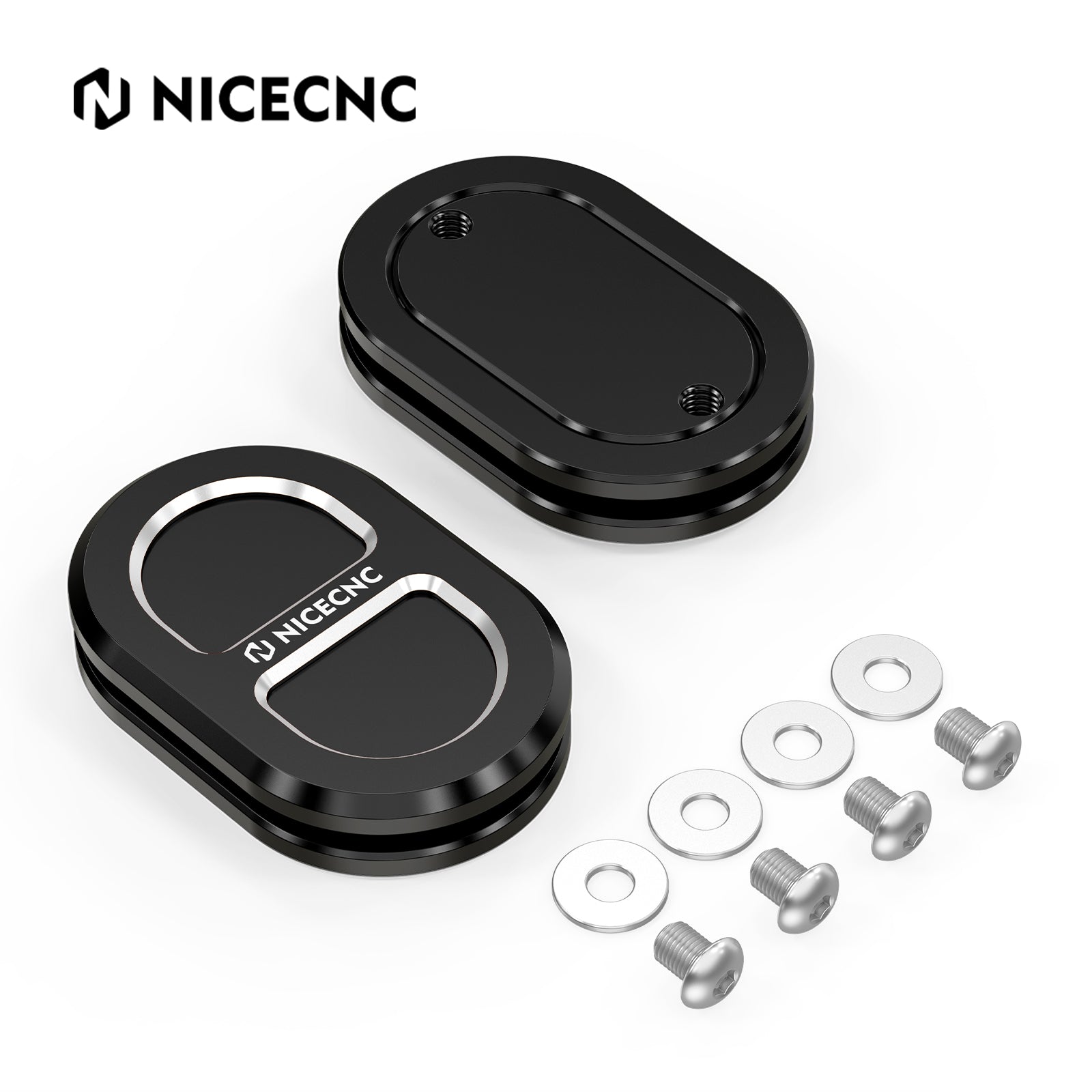 Rear Antenna Hole Plug Filler Covers Kit For Harley Road King Street Glide Road Glide
