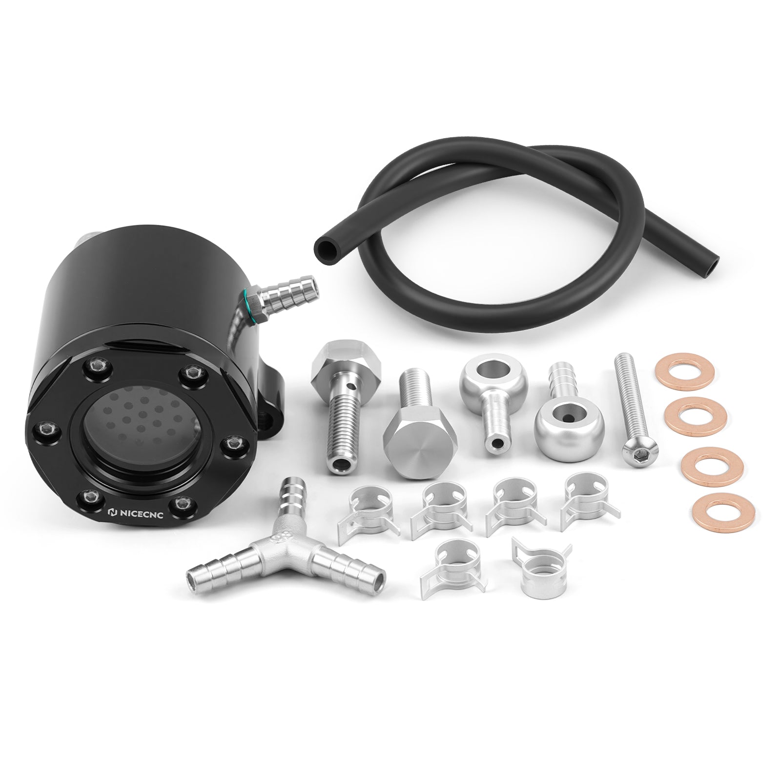 M8 Engine External Breather Kit For Harley Softail Street Bob Low Rider Fat Bob Boy