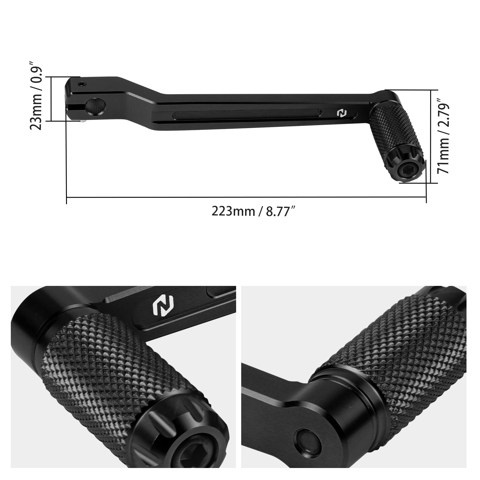 Extended Longer Heel Toe Shifter Levers For Harley Fat Boy 114 Heritage Classic Softail Slim
