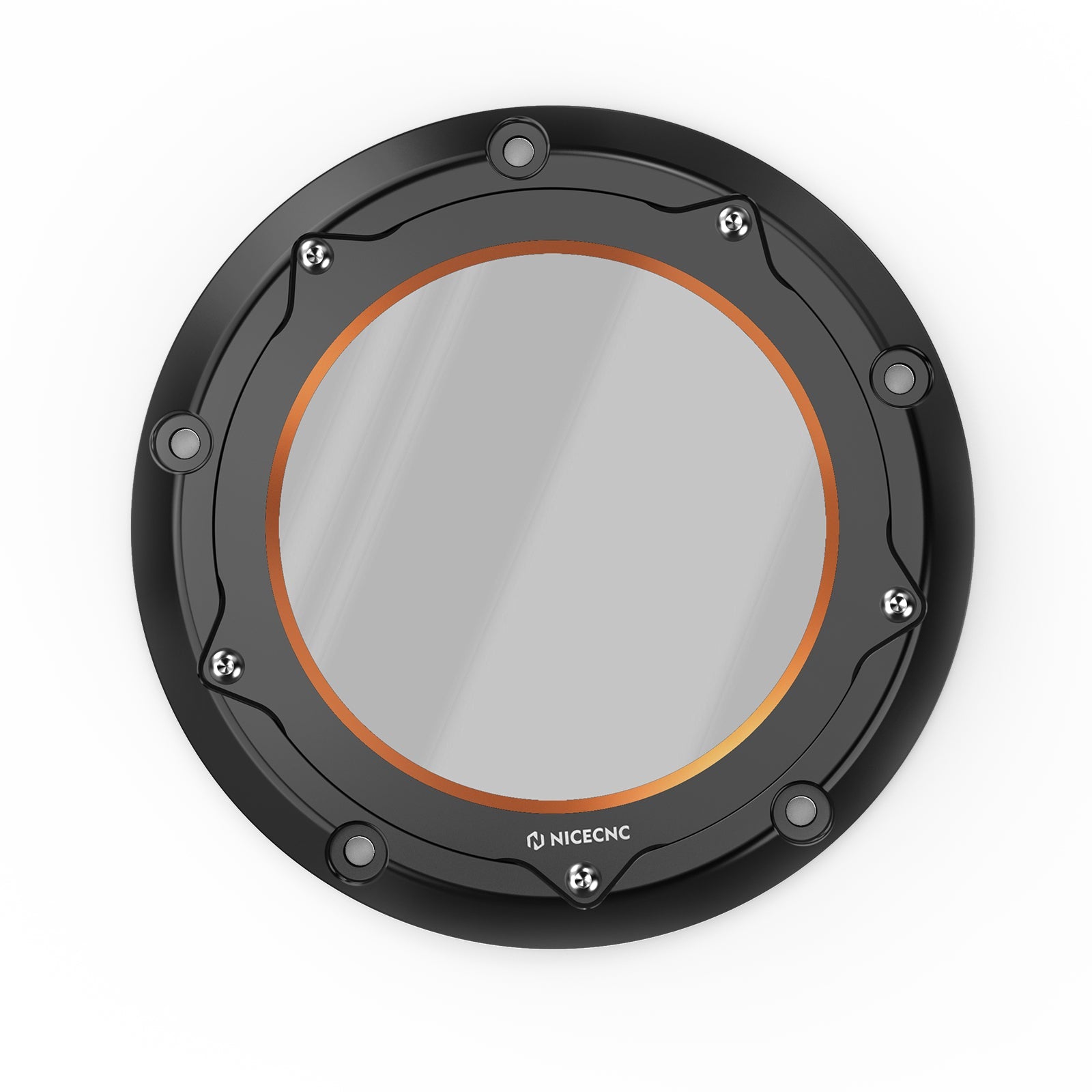 Transparent M8 Primary Derby Clutch Cover For Harley Road King Street Glide Ultra Limited