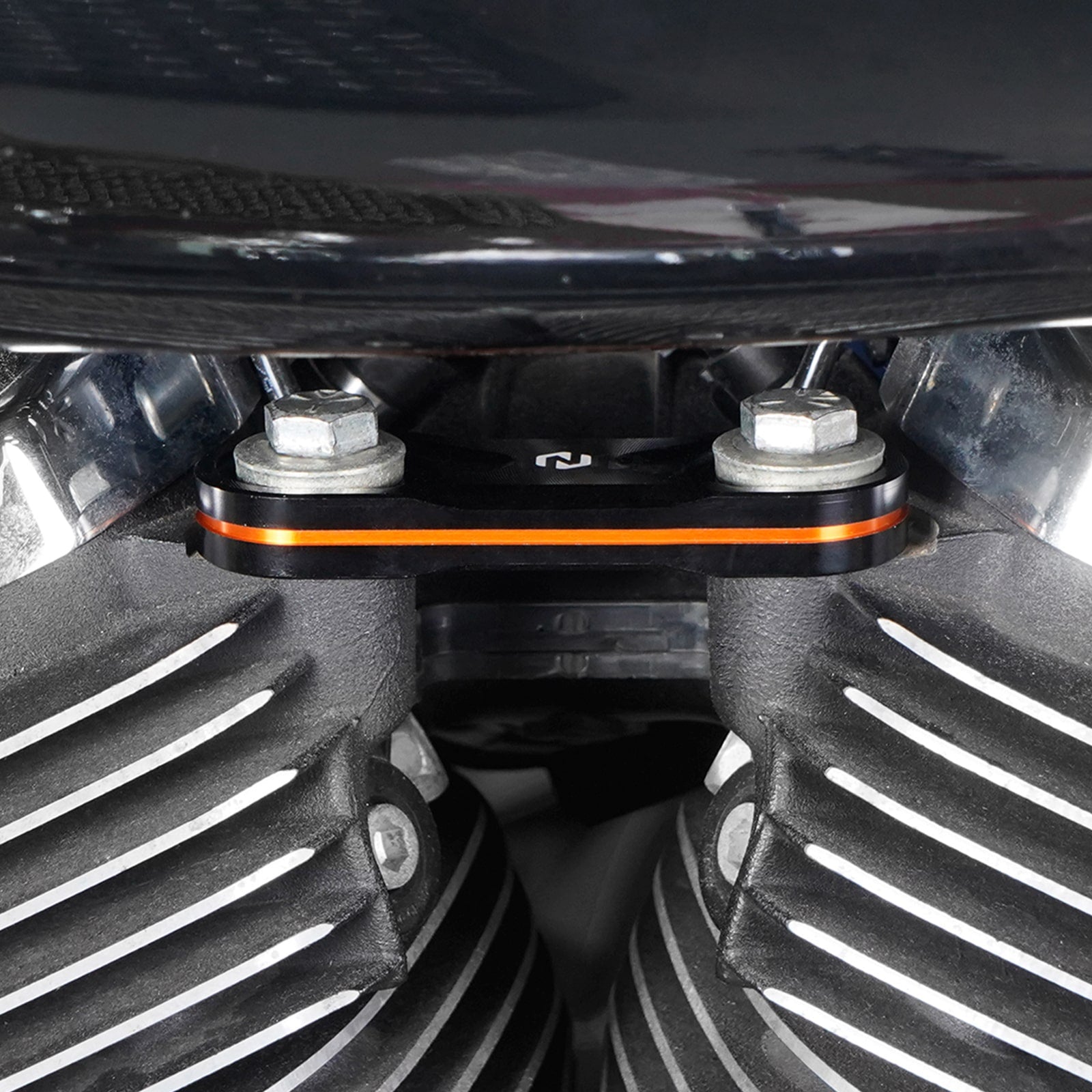 M8 Horn Relocation Bracket Plate Delete Kit For Harley Road King Electra Street Glide