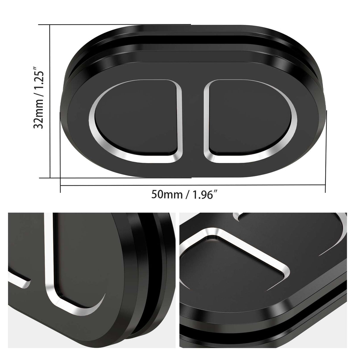Kit de caches-bouchons de trou d'antenne arrière pour Harley Road King Street Glide Road Glide