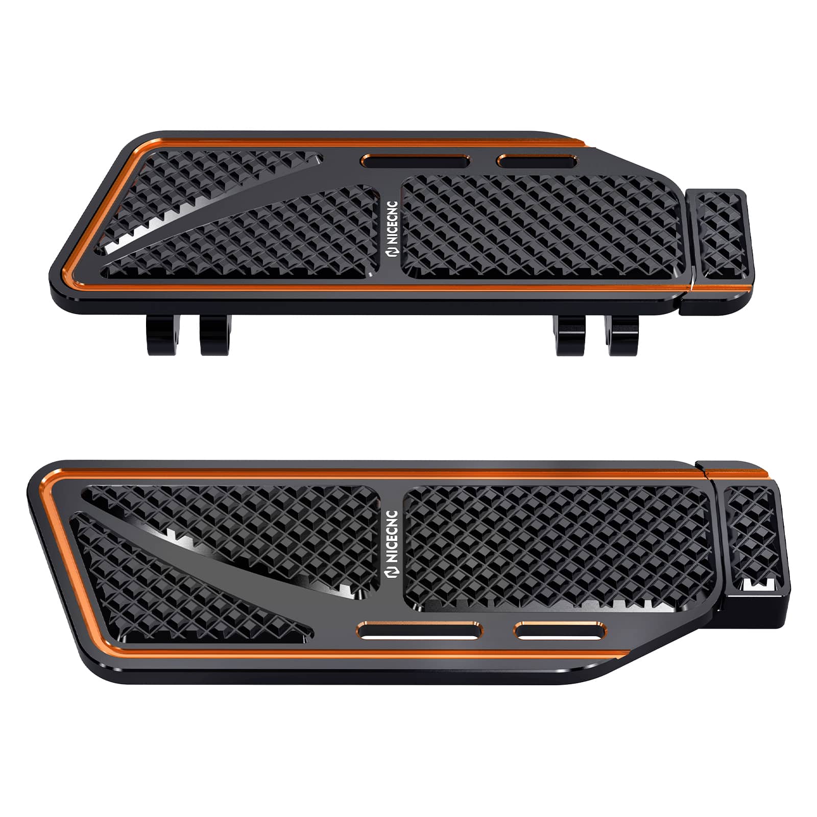Rider Floorboards Footboards Inserts Kit For Harley Road King Electra Street Glide Ultra Limited