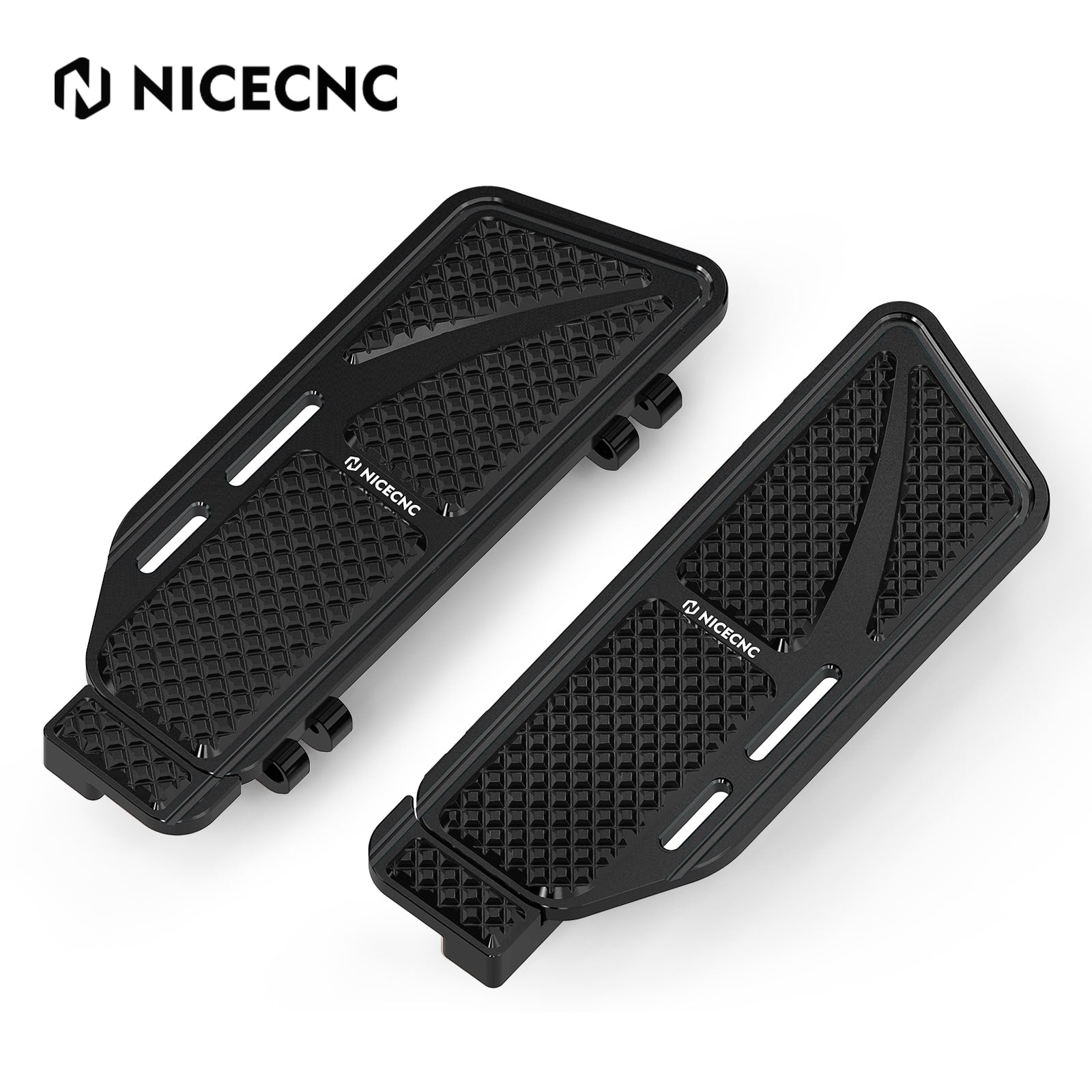 Rider Floorboards Footboards Inserts Kit For Harley Road King Electra Street Glide Ultra Limited