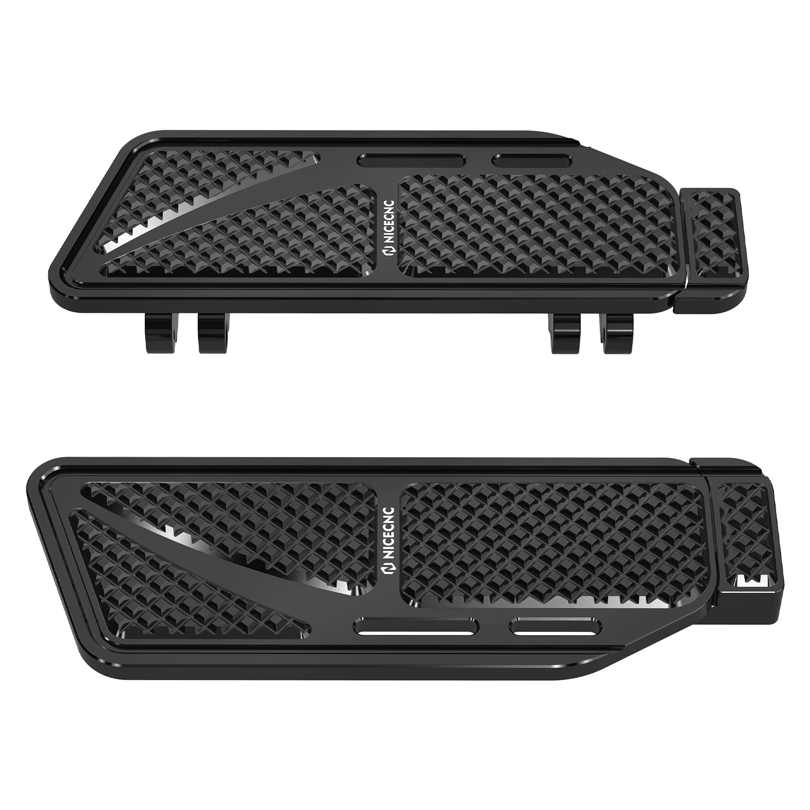 Rider Floorboards Footboards Inserts Kit For Harley Road King Electra Street Glide Ultra Limited