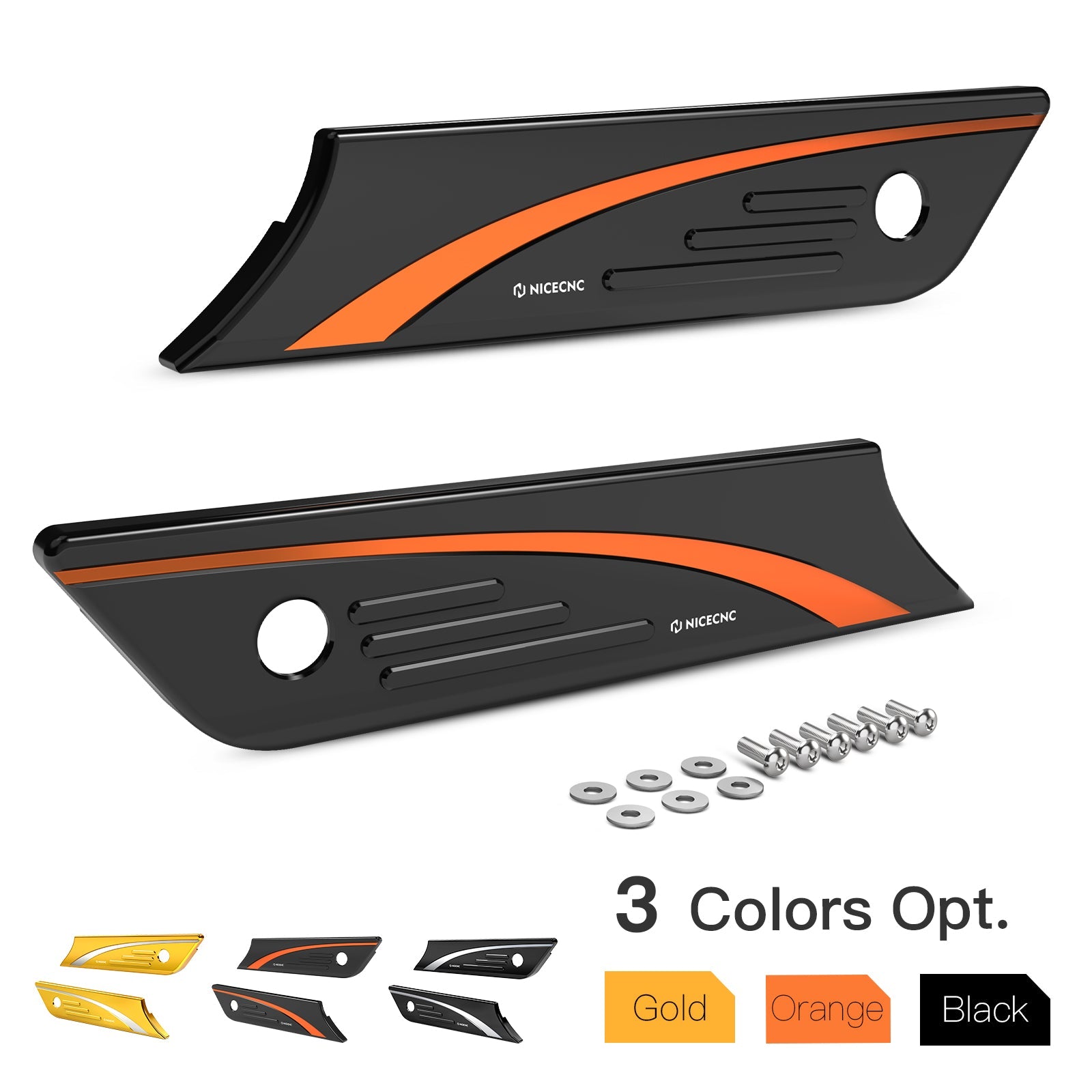 Saddlebag Latch Decorative Covers For Harley Road King Electra Street Glide