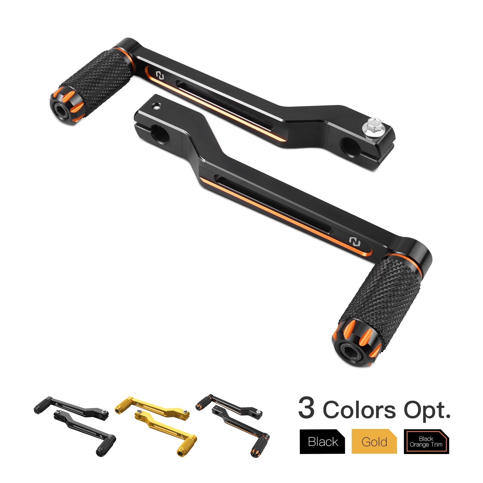 Heel Toe Gear Shifter Levers Pegs For Harley Softail Slim Deluxe Fat Boy 114 Heritage Classic