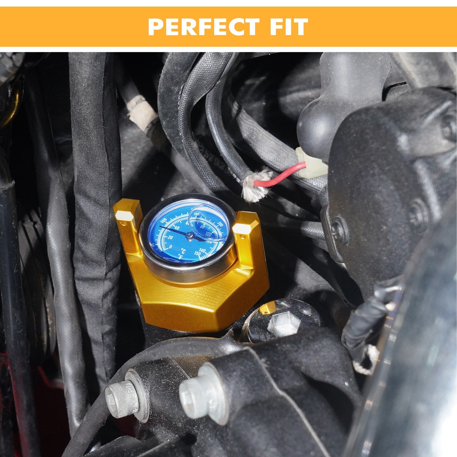Oil Dipstick w/ Thermometer Temp Gauge For Harley Road King Street Glide Ultra Limited
