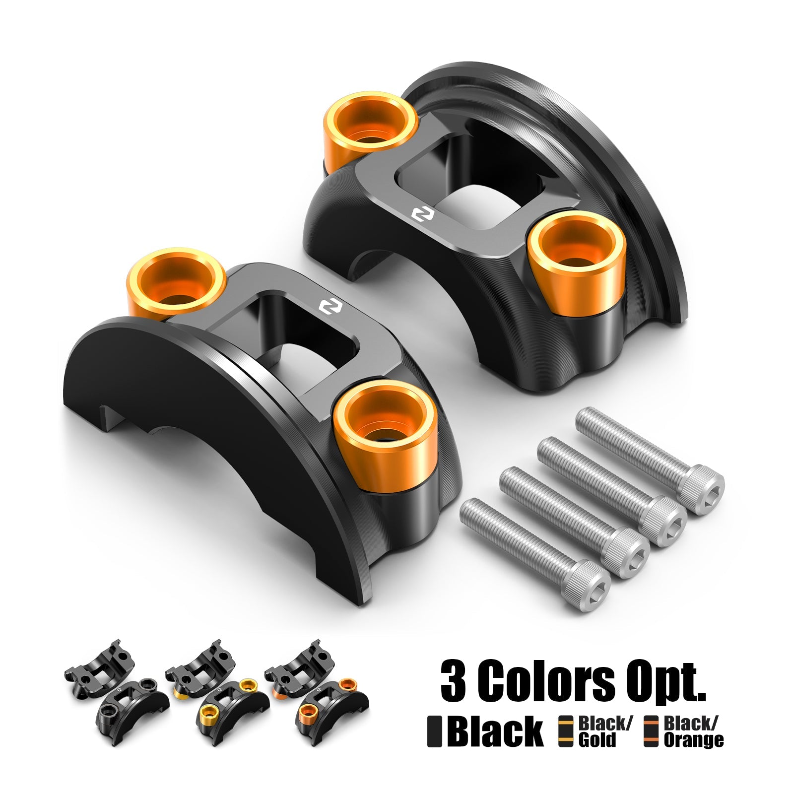 Brake Master Cylinder & Clutch Lever Perch Half Clamp For Harley Softail Slim Deluxe Standard
