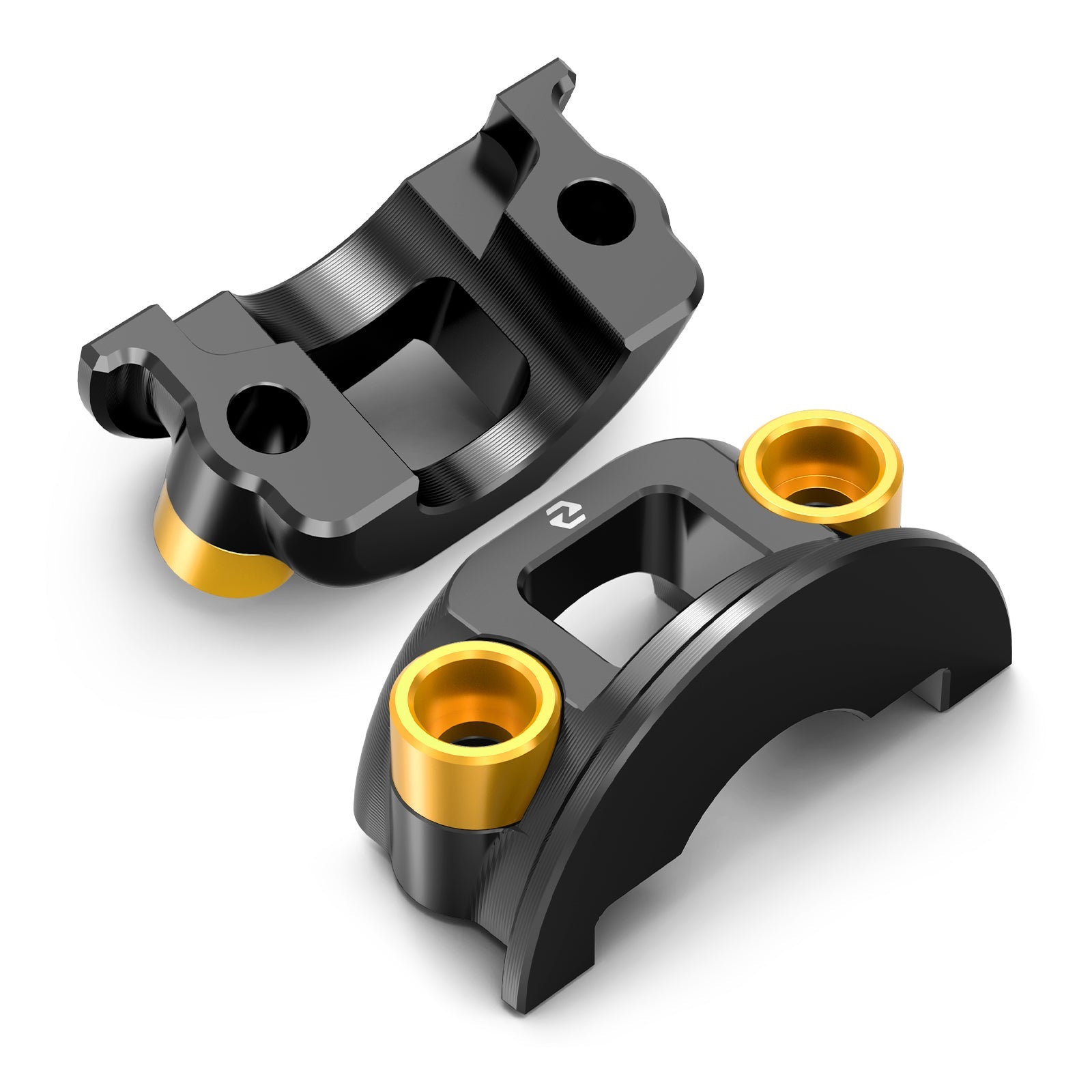 Brake Master Cylinder & Clutch Lever Perch Half Clamp For Harley Softail Slim Deluxe Standard