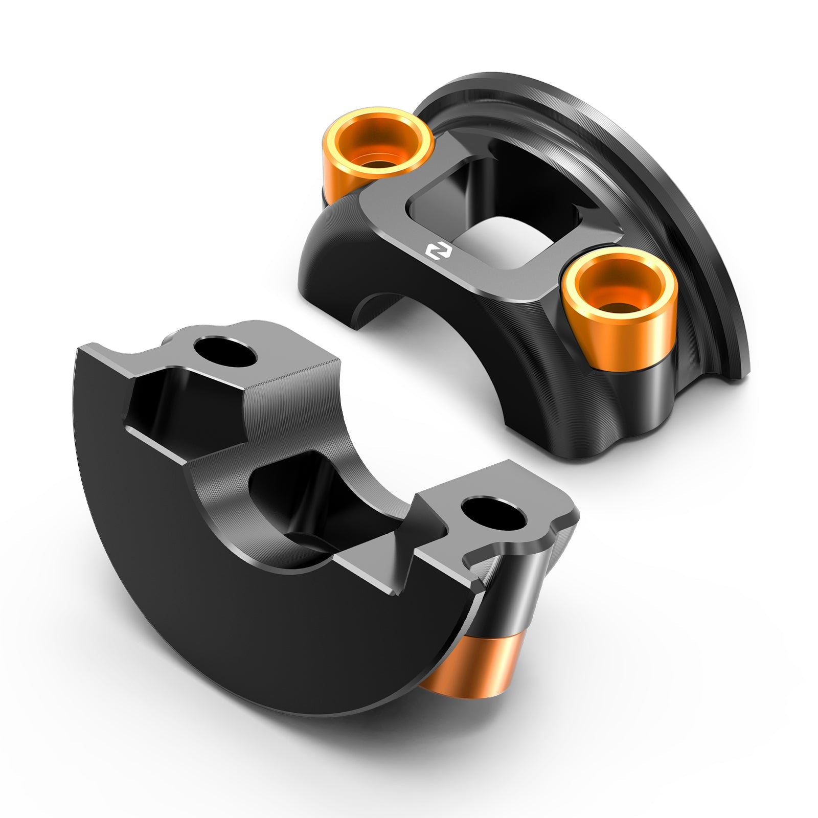 Brake Master Cylinder & Clutch Lever Perch Half Clamp For Harley Softail Slim Deluxe Standard