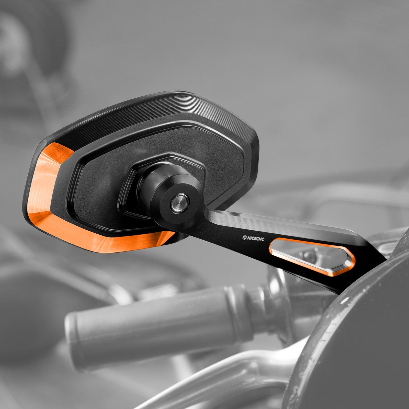 Convex Rear View Mirrors Kit For Harley Softail Deluxe Slim Fat Boy Heritage Classic