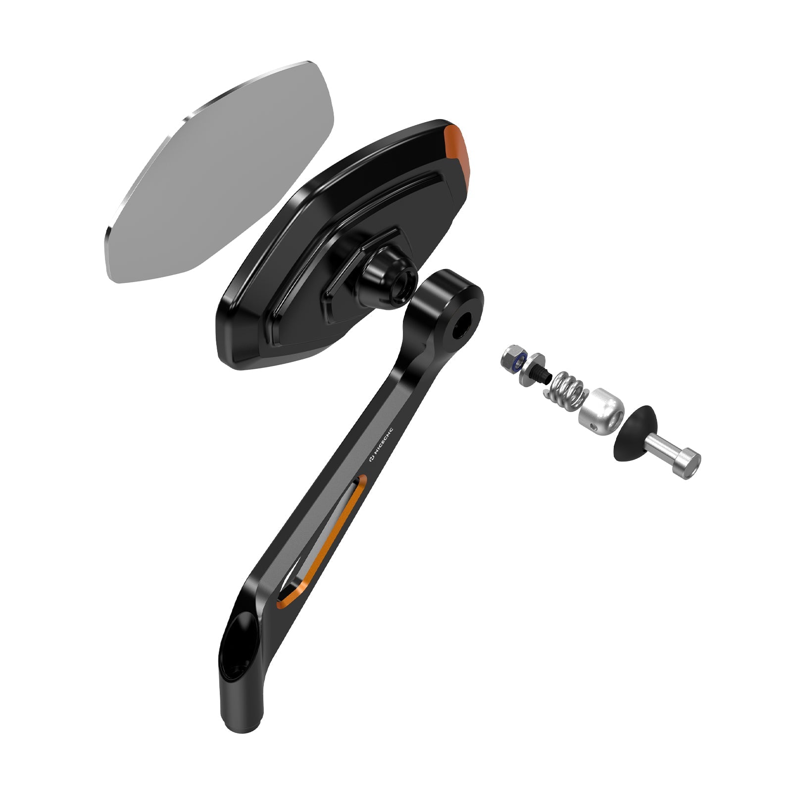 Convex Rear View Mirrors Kit For Harley Road King Tri Electra Street Glide Ultra Limited