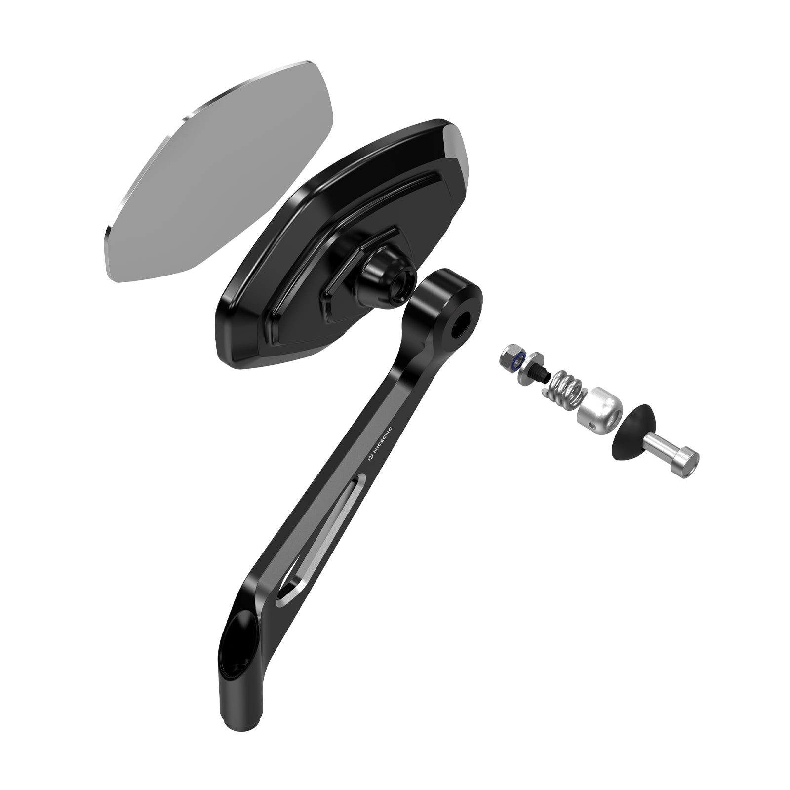 Convex Rear View Mirrors Kit For Harley Road King Tri Electra Street Glide Ultra Limited