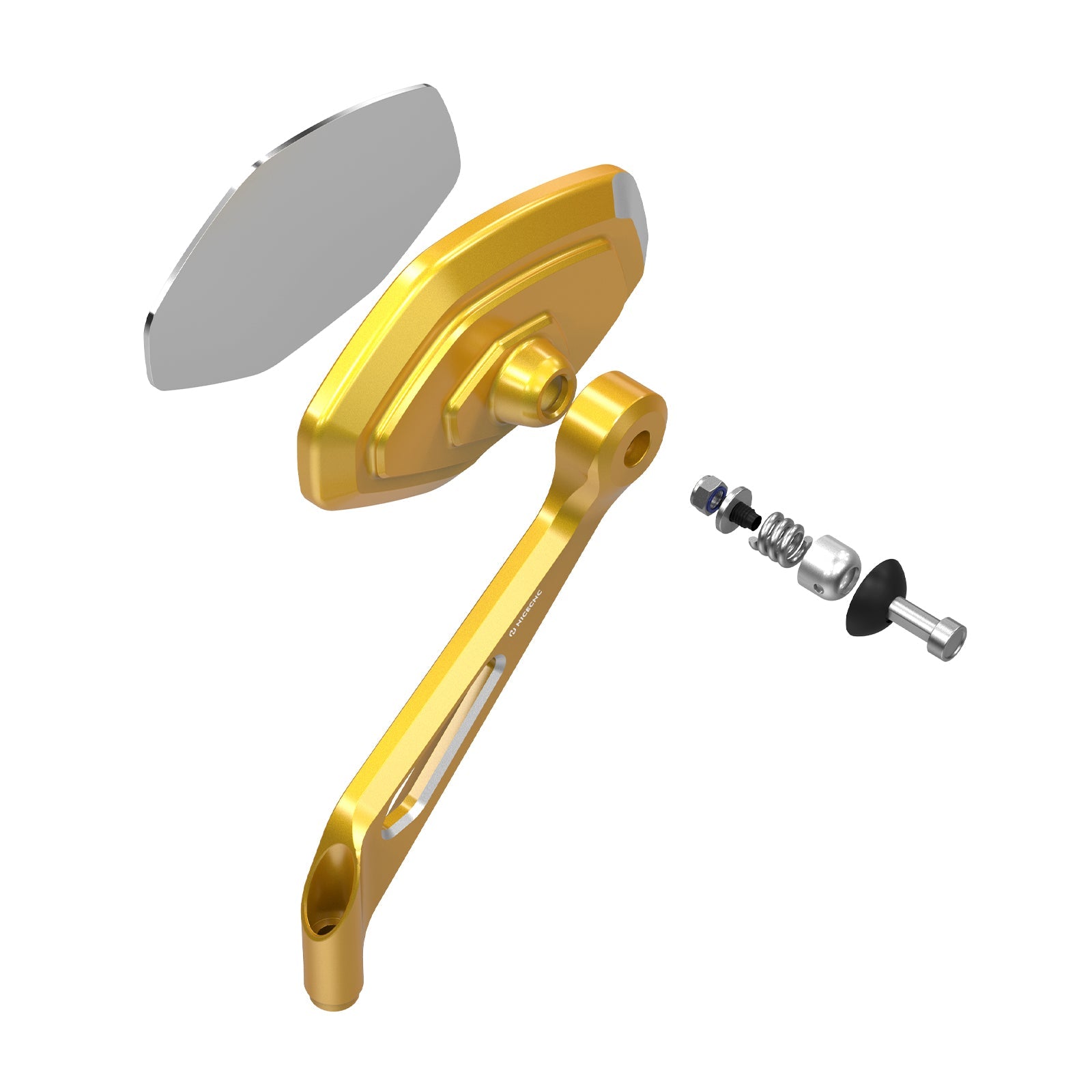 Convex Rear View Mirrors Kit For Harley Road King Tri Electra Street Glide Ultra Limited