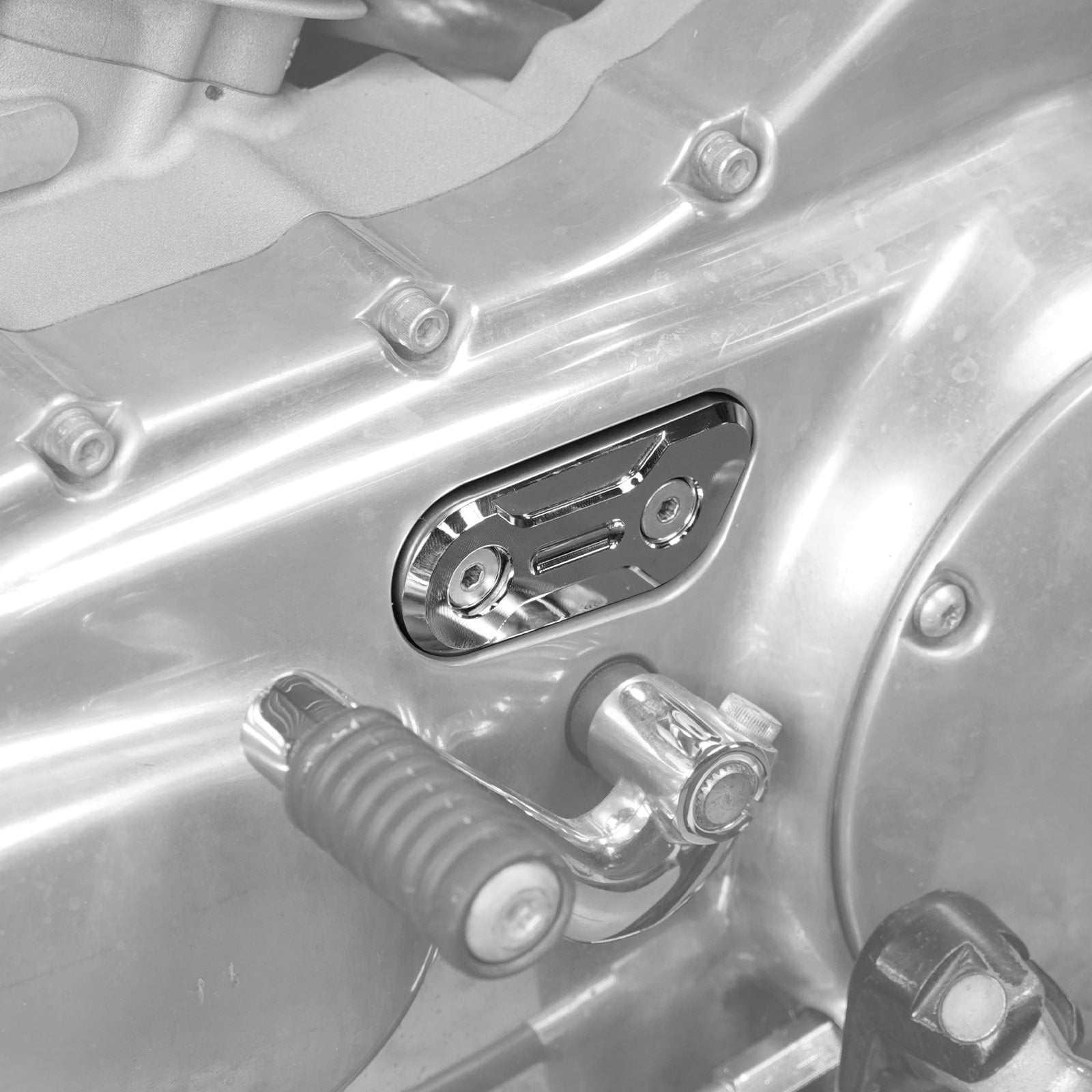 Chrome-Plating Inspection Cover For Harley Sportster 1200 Iron 883 Forty Eight