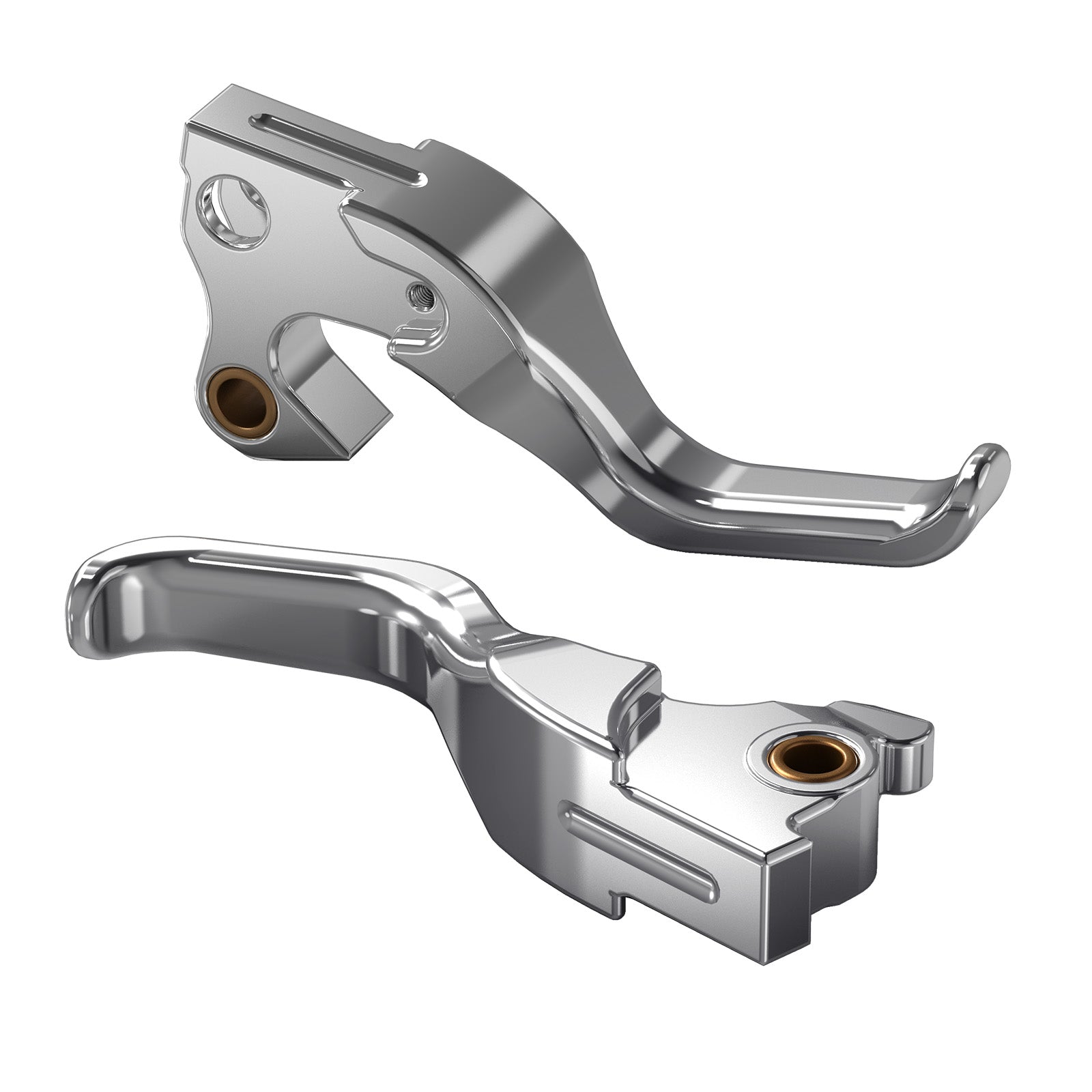 2-Finger Short Brake Clutch Levers For Harley Sportster 1200 48 XL Iron 883 XL883N