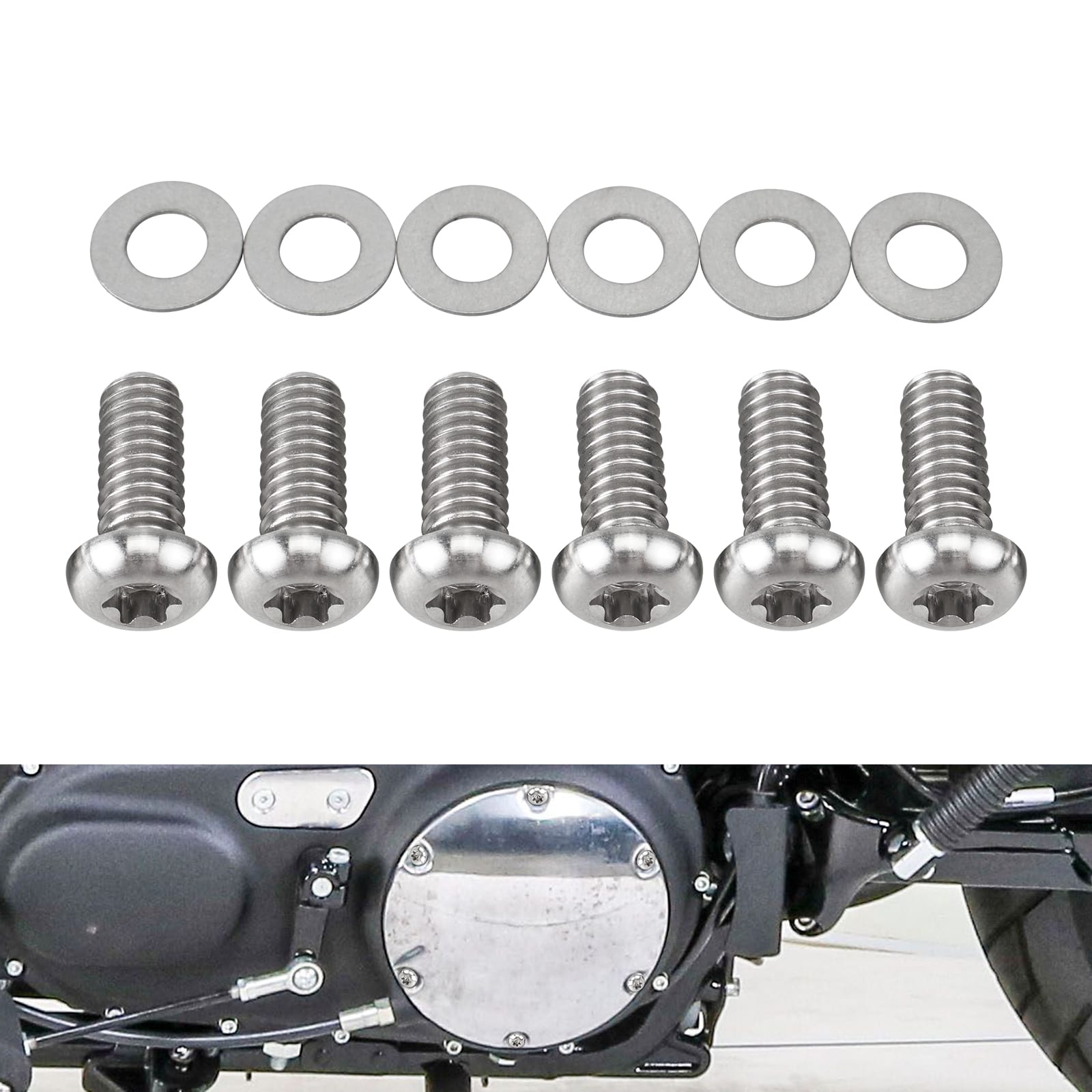 Derby Cover Screws Bolts Kit For Harley Sportster 1200 72 48 XL Iron 883