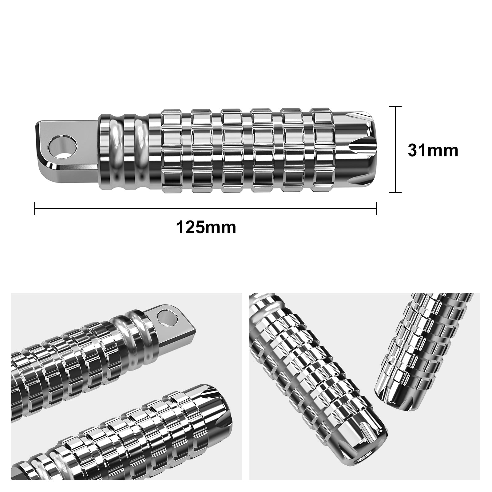 Rear Passenger Footpegs Footrest For Harley Sportster 1200 72 48 XL Iron 883