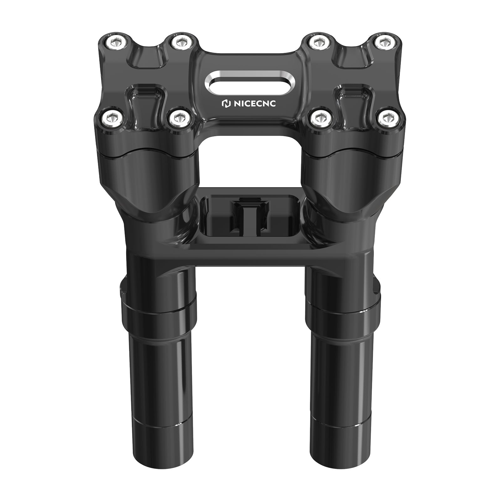 Modular Kickback Handlebar Riser For Harley Softail Slim Standard Deluxe Heritage Fat Boy