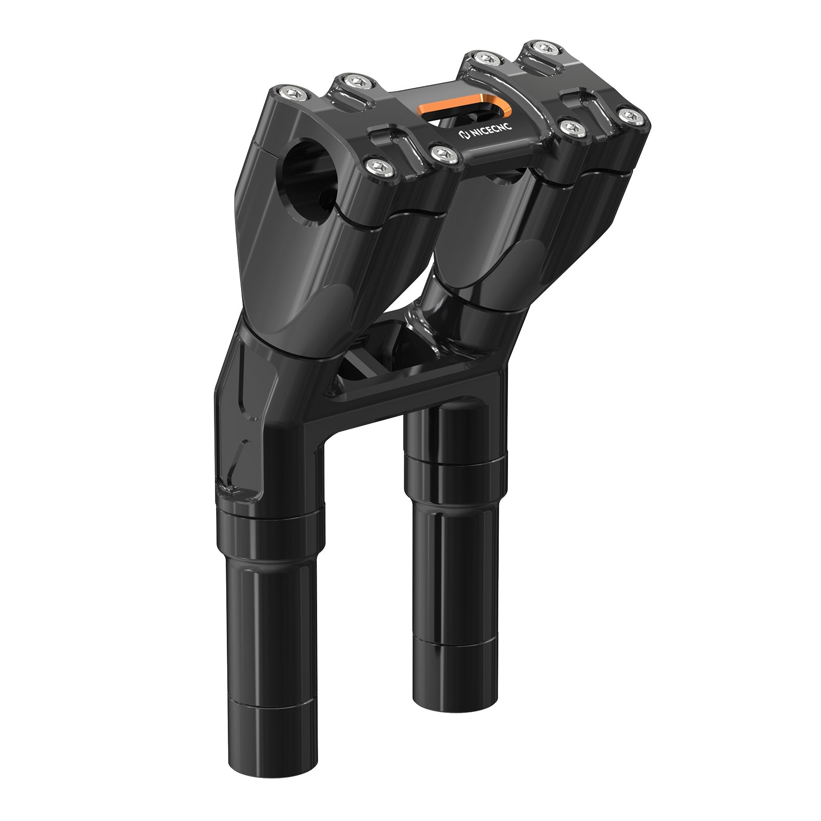 Modular Kickback Handlebar Riser For Harley Softail Slim Standard Deluxe Heritage Fat Boy