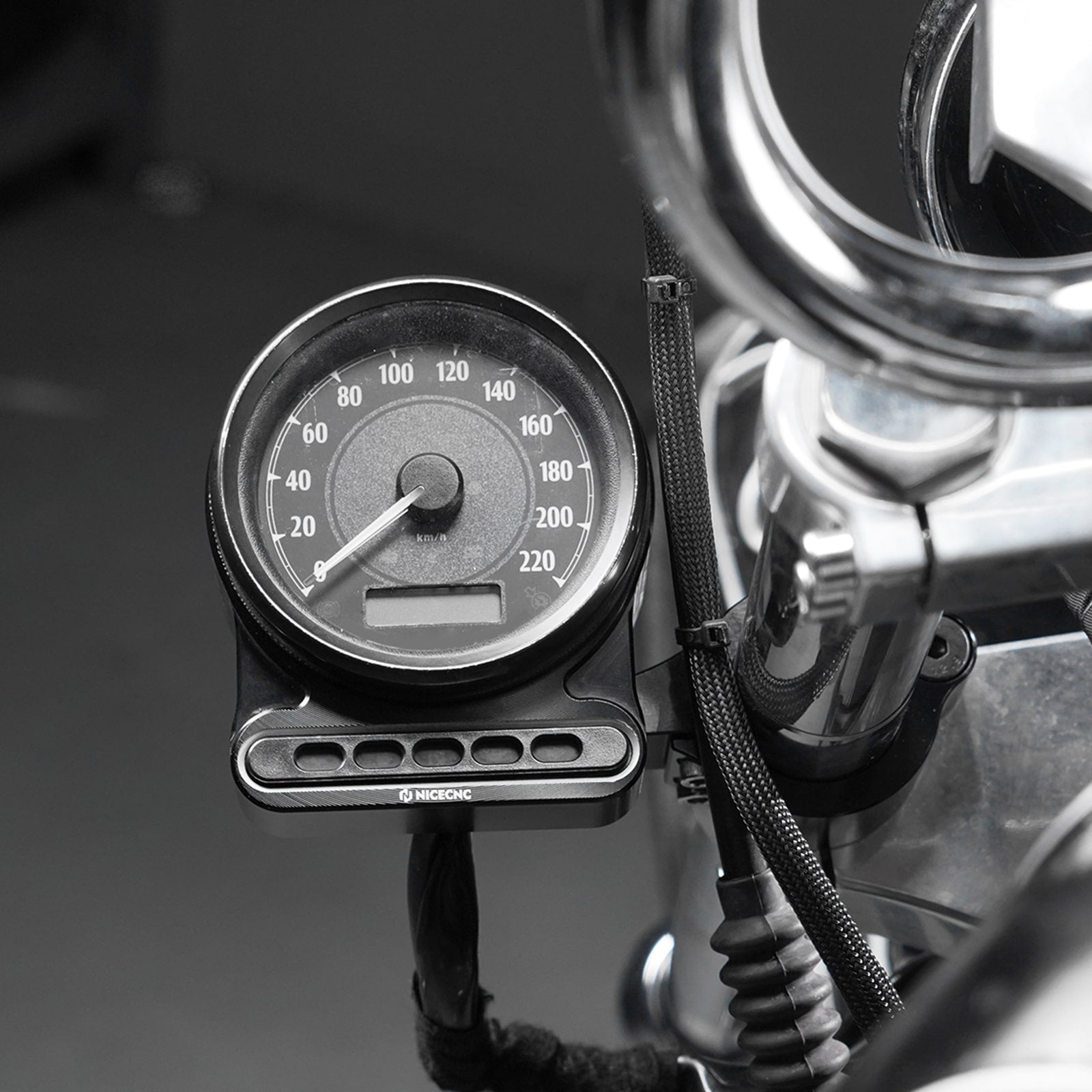 Speedo & Indicator Lights Relocation Bracket Kit For Harley Sportster 1200 883 48 72 XL