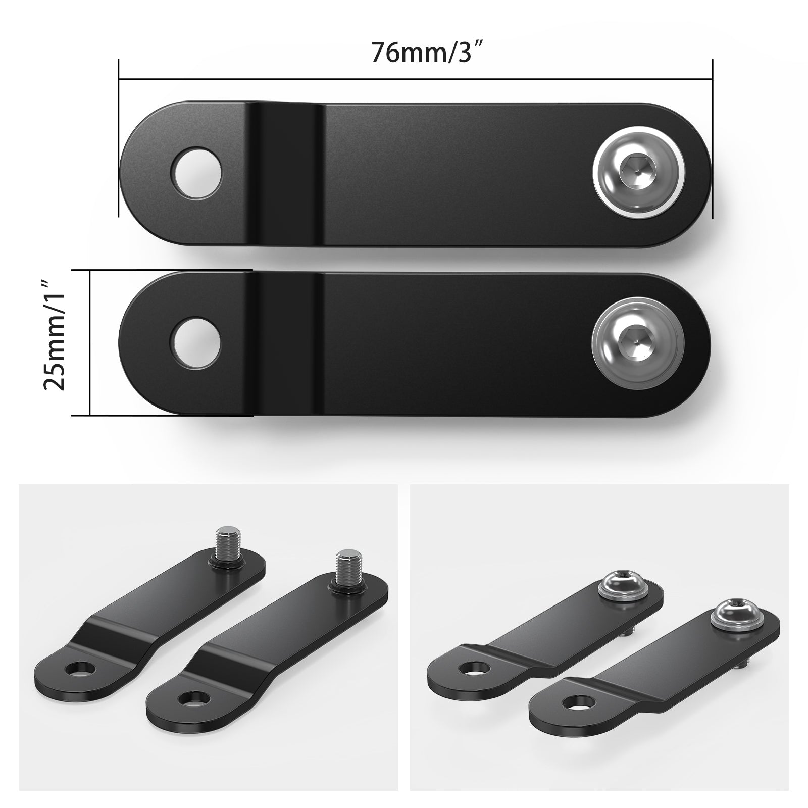 Gas Tank Lift Riser Bracket Extension Kit For Harley Sportster 72 48 XL Iron 883 XL883N