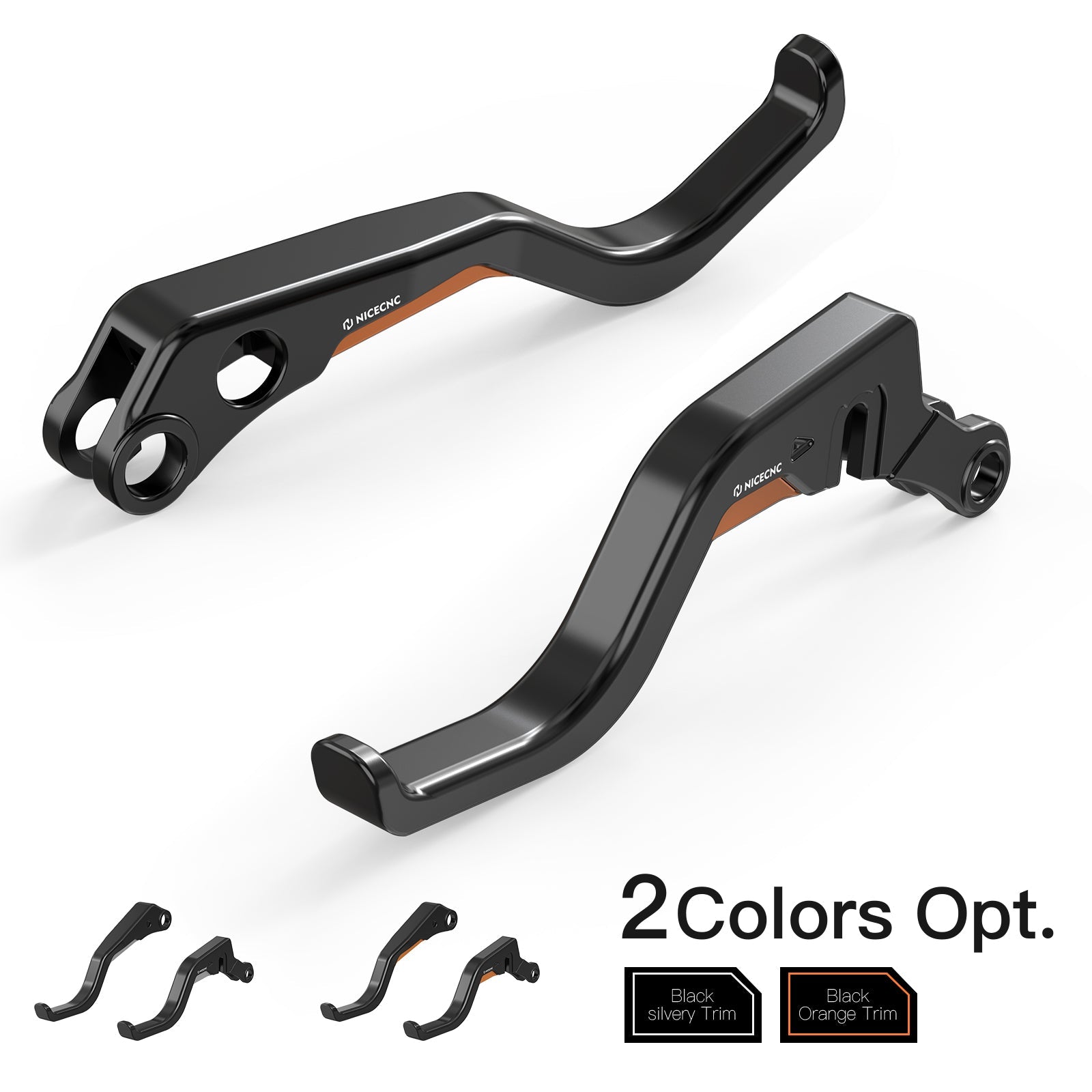 2-Finger Short Brake Clutch Levers For Harley Sportster S Pan America 1250 Nightster