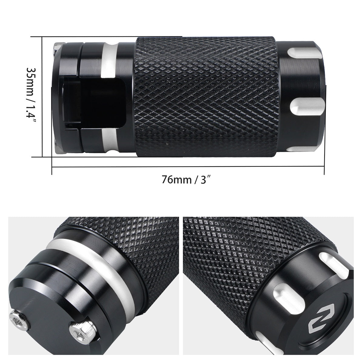 Rear Brake Pedal Pad Peg Extension Tip For Harley Sportster S 1250 2021-2024