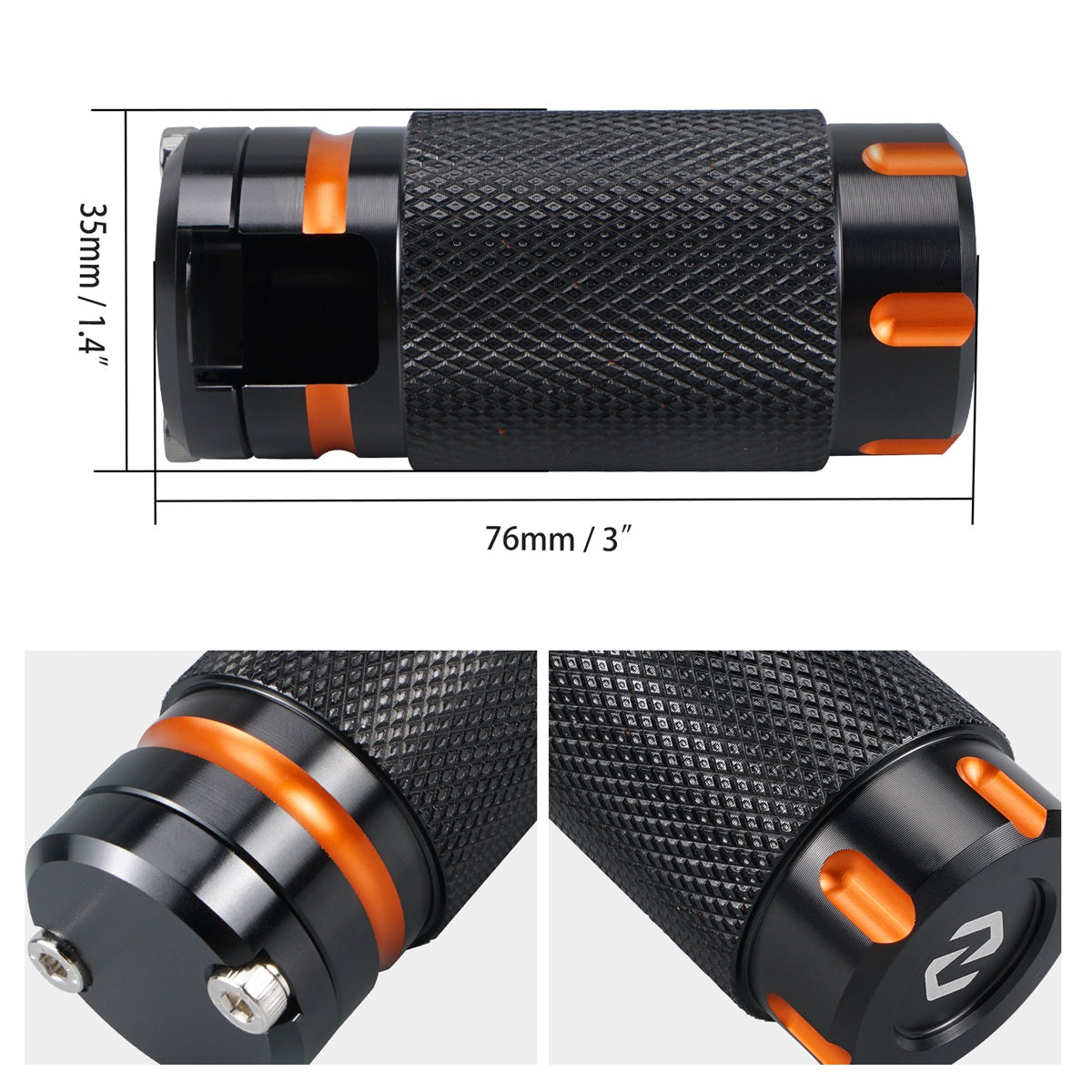Rear Brake Pedal Pad Peg Extension Tip For Harley Sportster S 1250 2021-2024