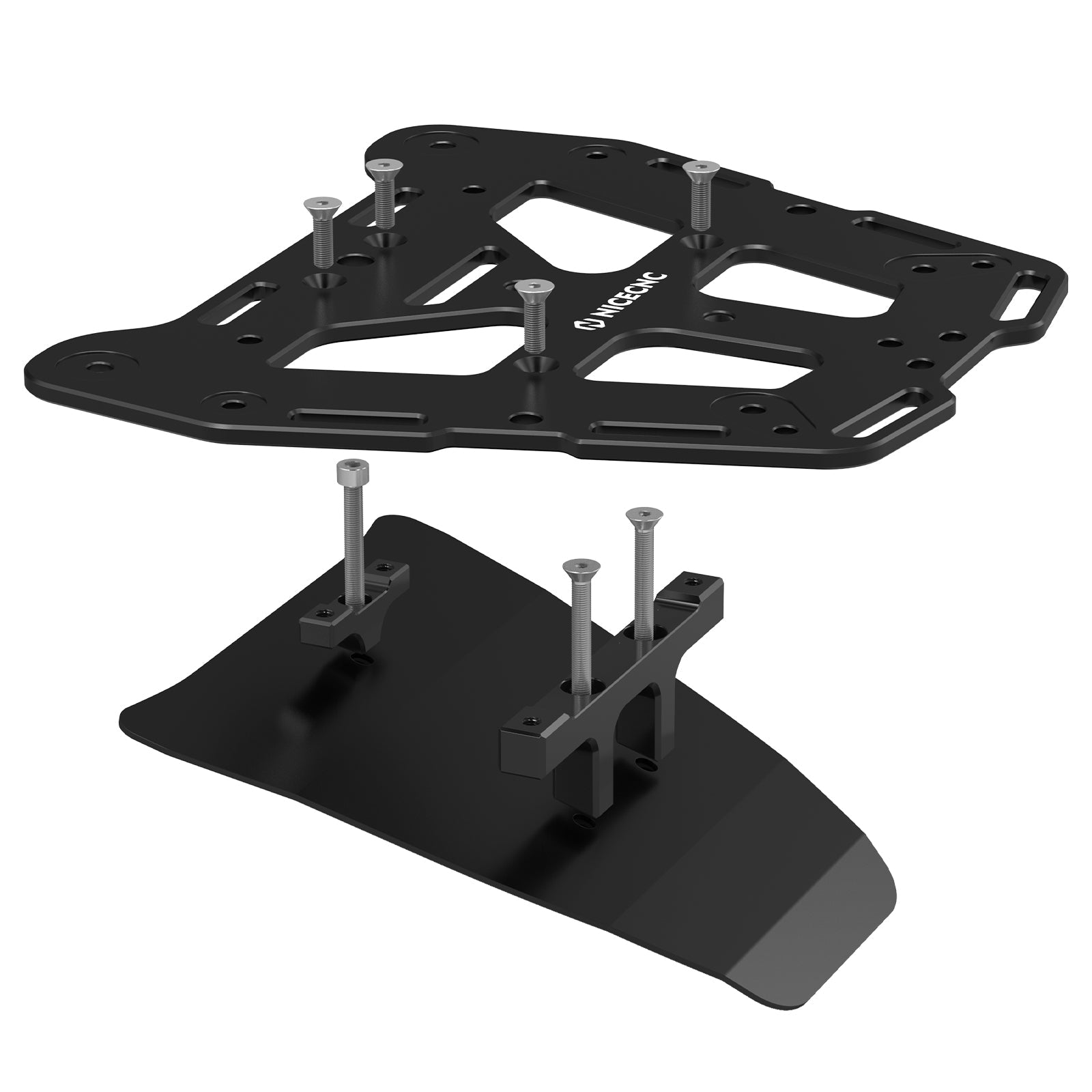 Rear Luggage Rack Cargo Plate Kit Top Case Mounting For Harley Sportster S 2021-2026