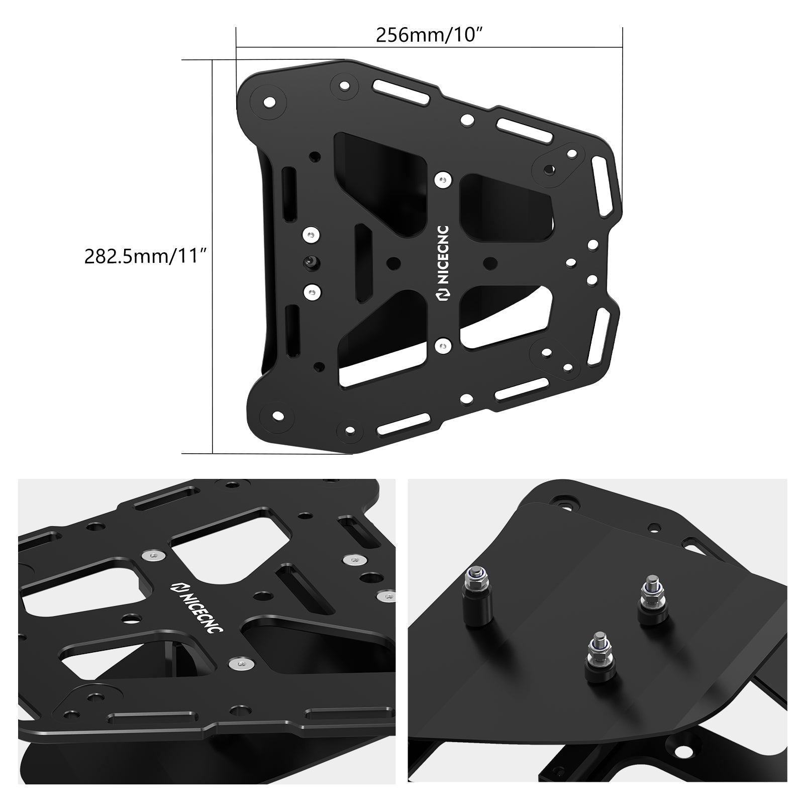 Rear Luggage Rack Cargo Plate Kit Top Case Mounting For Harley Sportster S 2021-2026