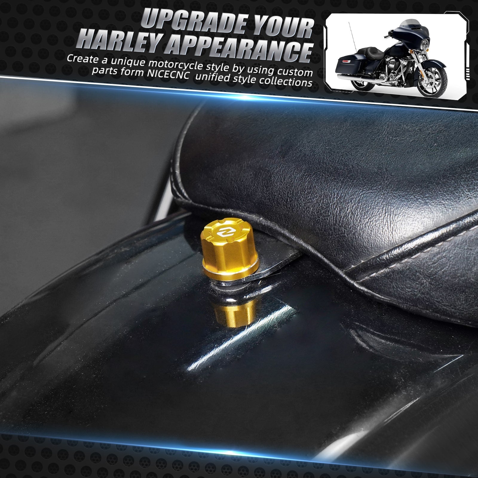 Rear Seat Mounting Bolt Screw For Harley Road King Electra Street Glide