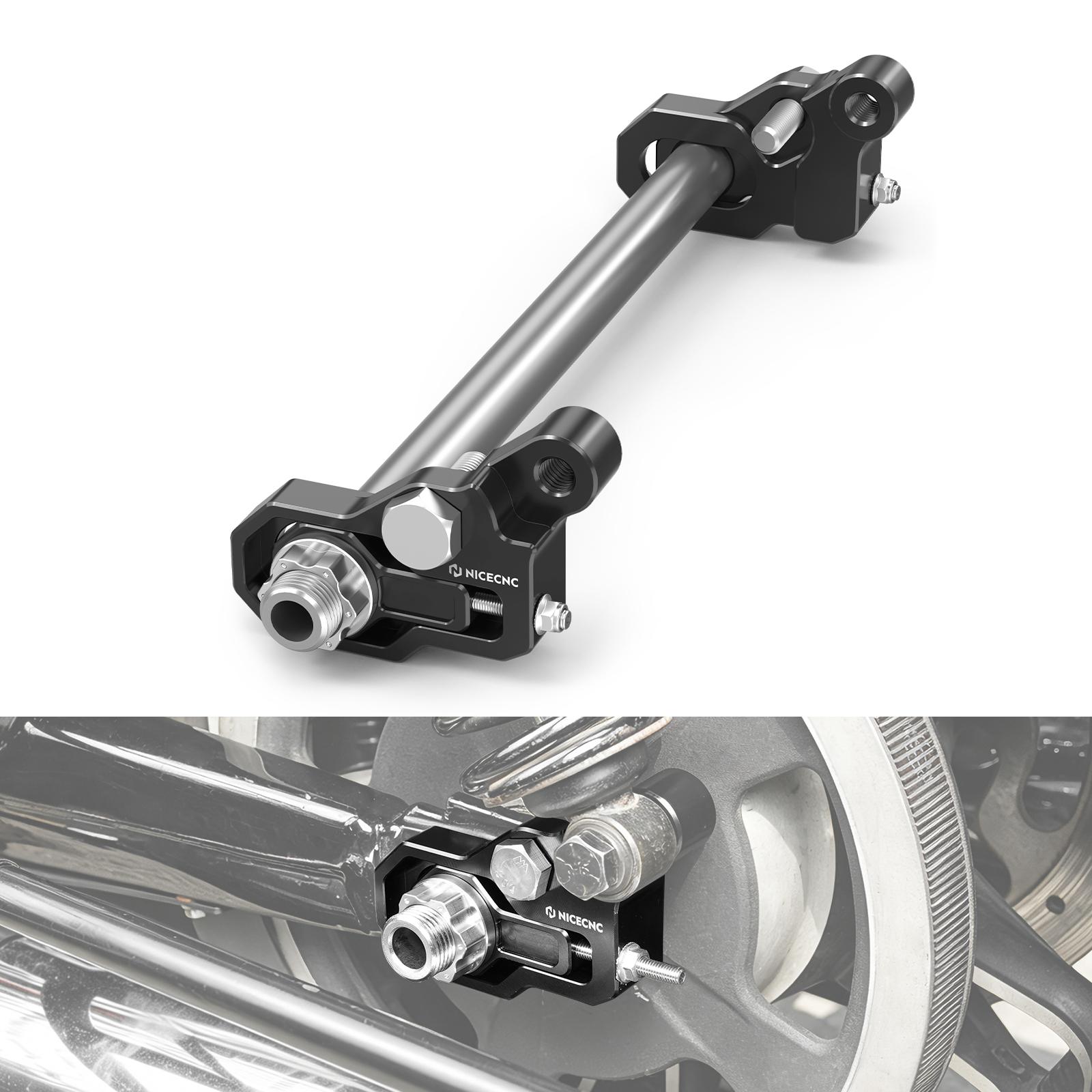Rear Axle Adjuster Kit For Harley Touring Street Glide Road Glide 09-25