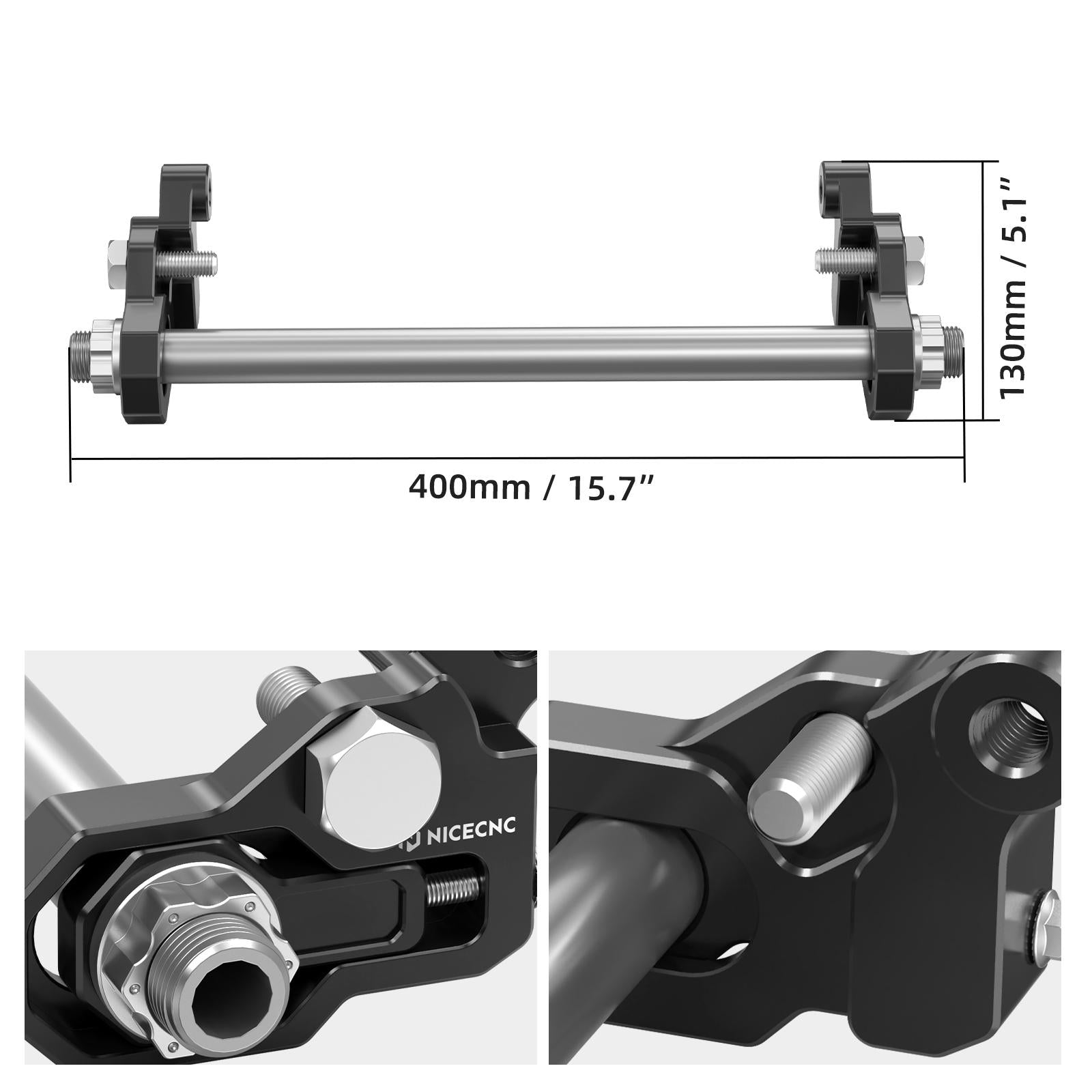 Rear Axle Adjuster Kit For Harley Touring Street Glide Road Glide 09-25