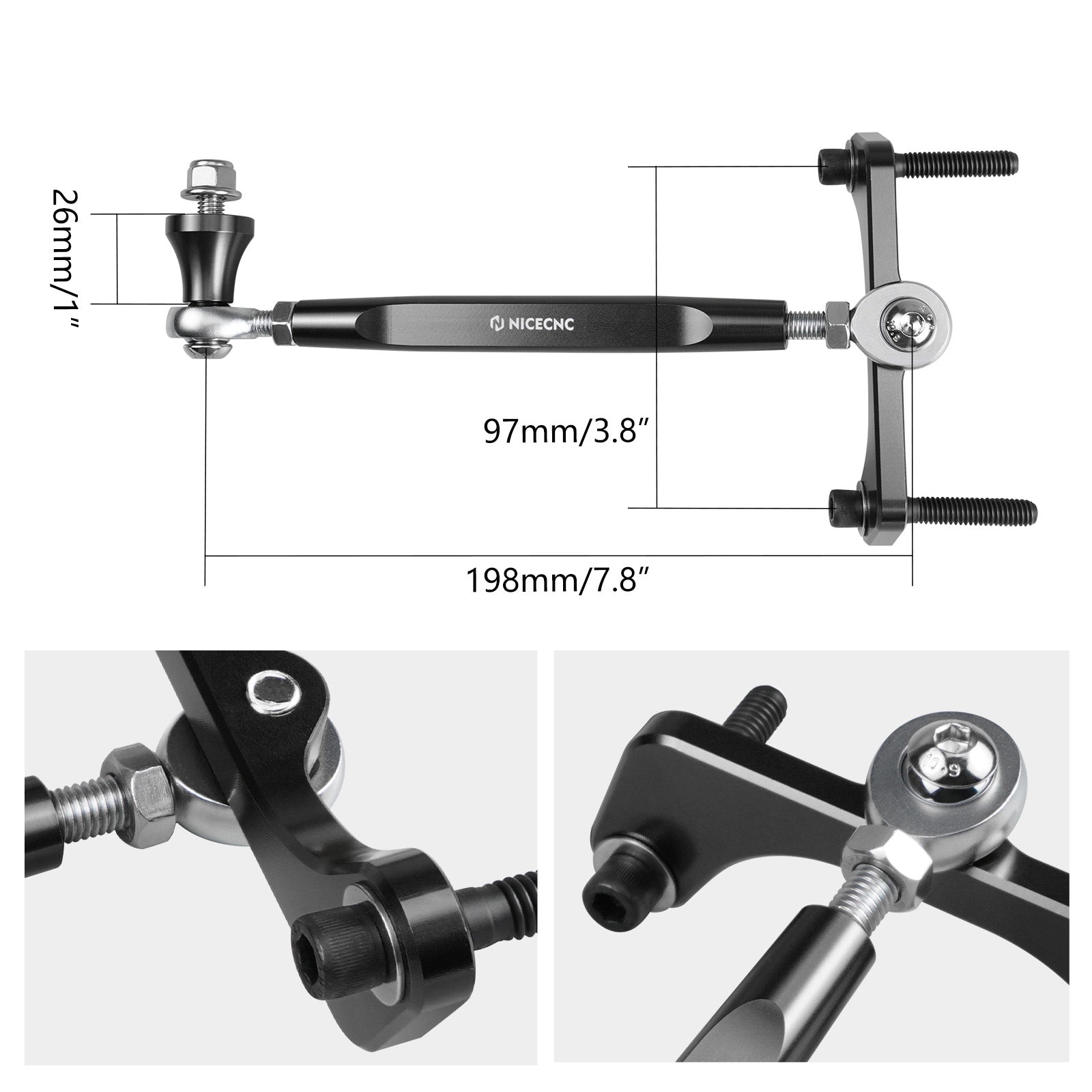 M8 Touring Frame Stabilizer For Harley Road King Street Glide Road Glide 2017+