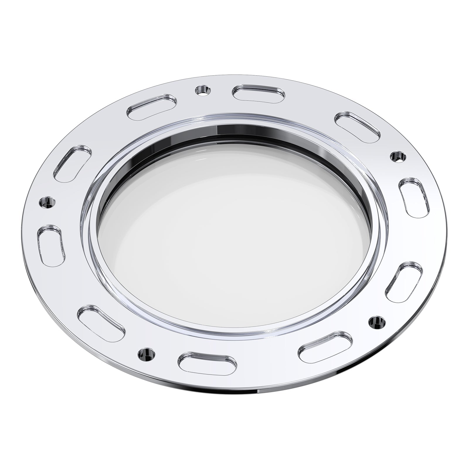 Chrome Clear M8 Primary Derby Clutch Cover For Harley Electra Road Street Glide