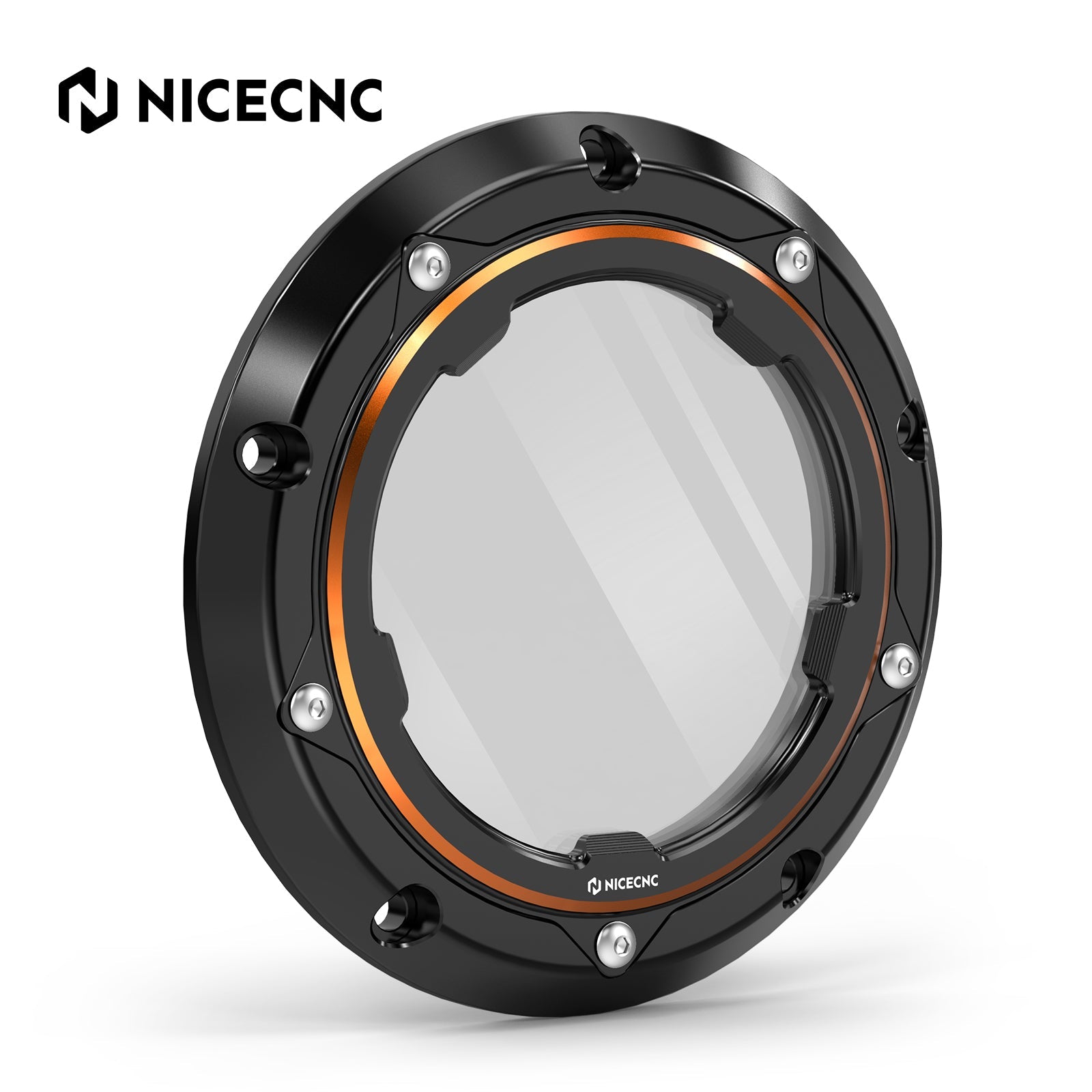 Transparent V Twin Cam Derby Clutch Cover For Harley Road King 99-14 Street Glide 06-15