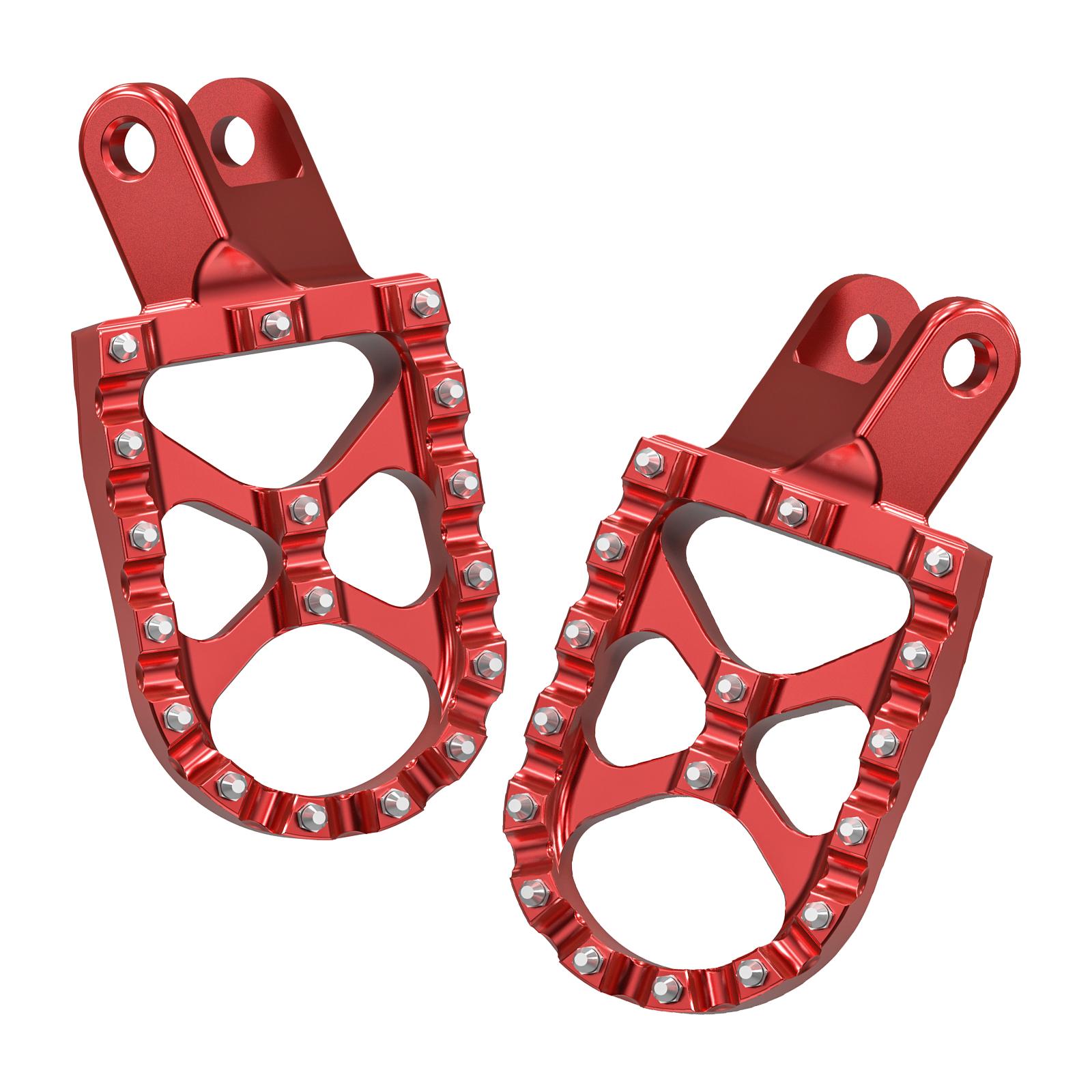 Enlarged Wide Foot Pegs Pedals For Honda XR650L 1993-2025 XR 650R 600R 250R 400R