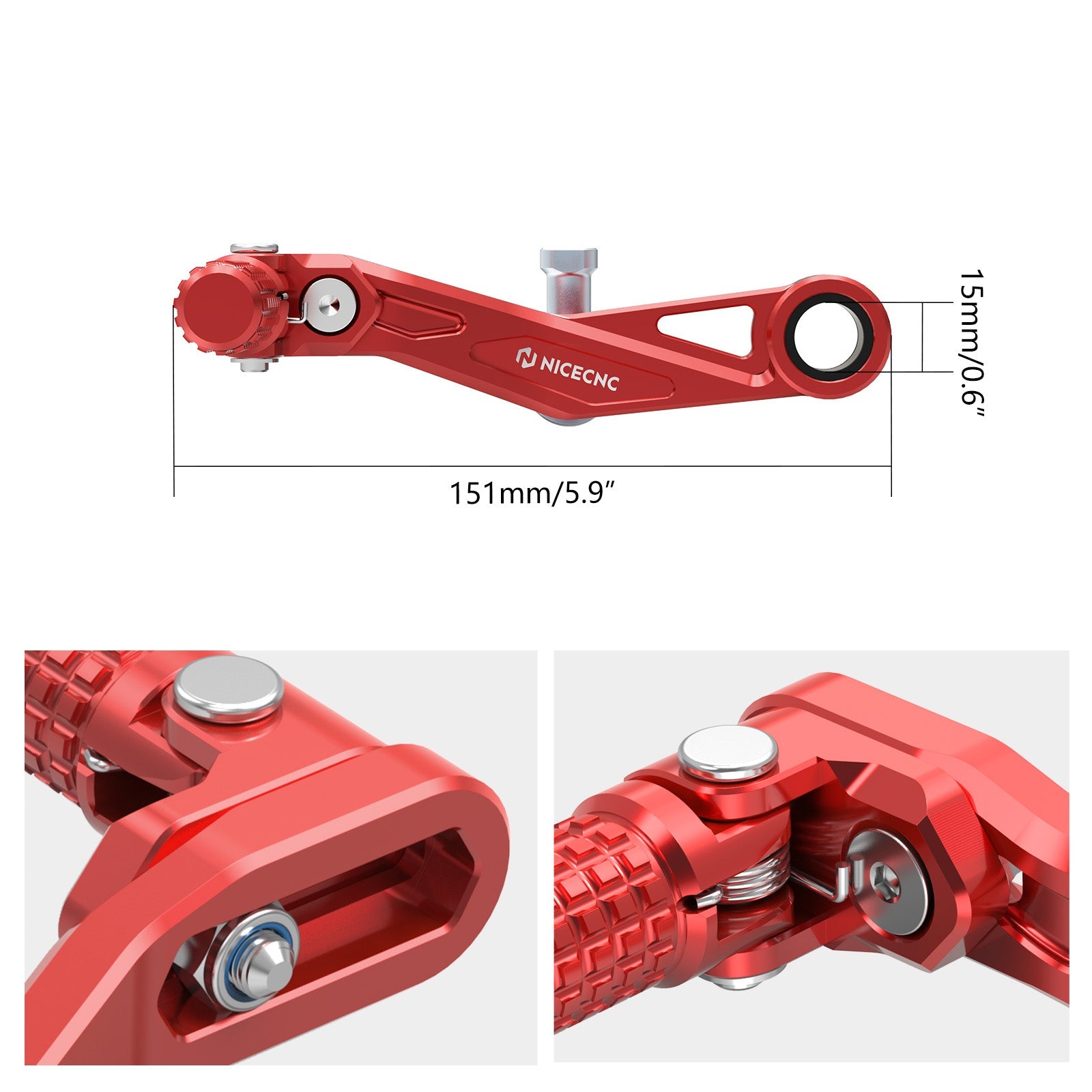 Folding Gear Shift Lever + Rear Brake Dual Pedal Assly For Honda Africa Twin 1000 1100L